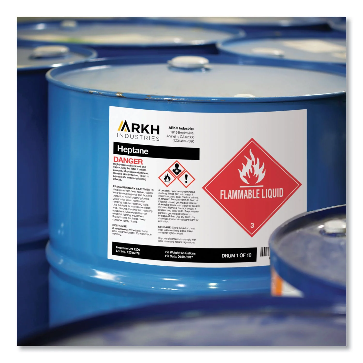Avery UltraDuty GHS Chemical Waterproof and UV Resistant Labels, 8.5 x 11, White, 50/Box - Image 9
