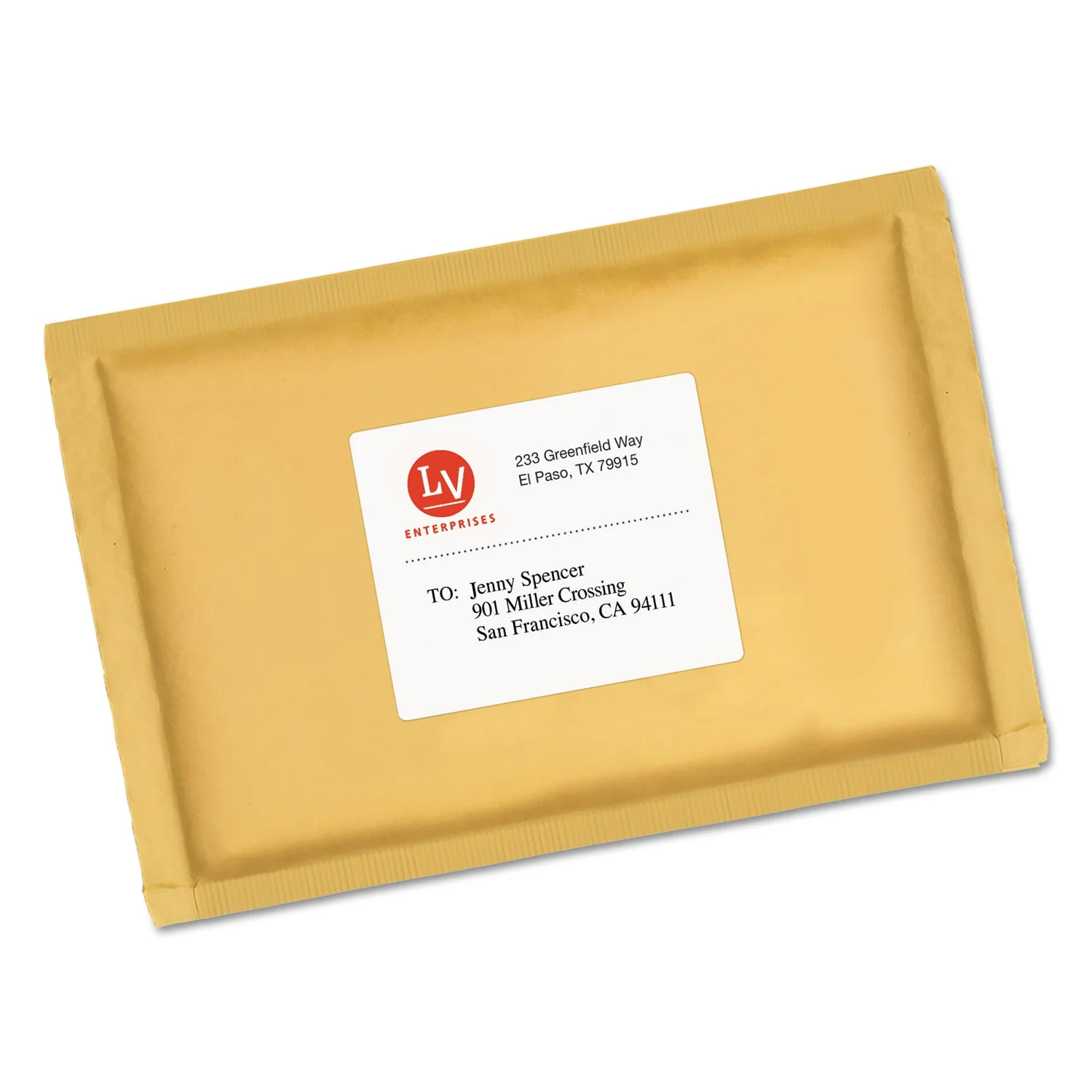 Avery White Shipping Labels-Bulk Packs, Inkjet/Laser Printers, 3.33 x 4, White, 6/Sheet, 250 Sheets/Box - Image 2