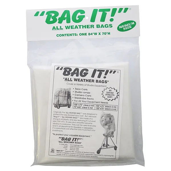 BAG IT! 6-Mil Visqueen Bags Tarps Clear Rain Covers (Small, Medium, Large) - Image 3