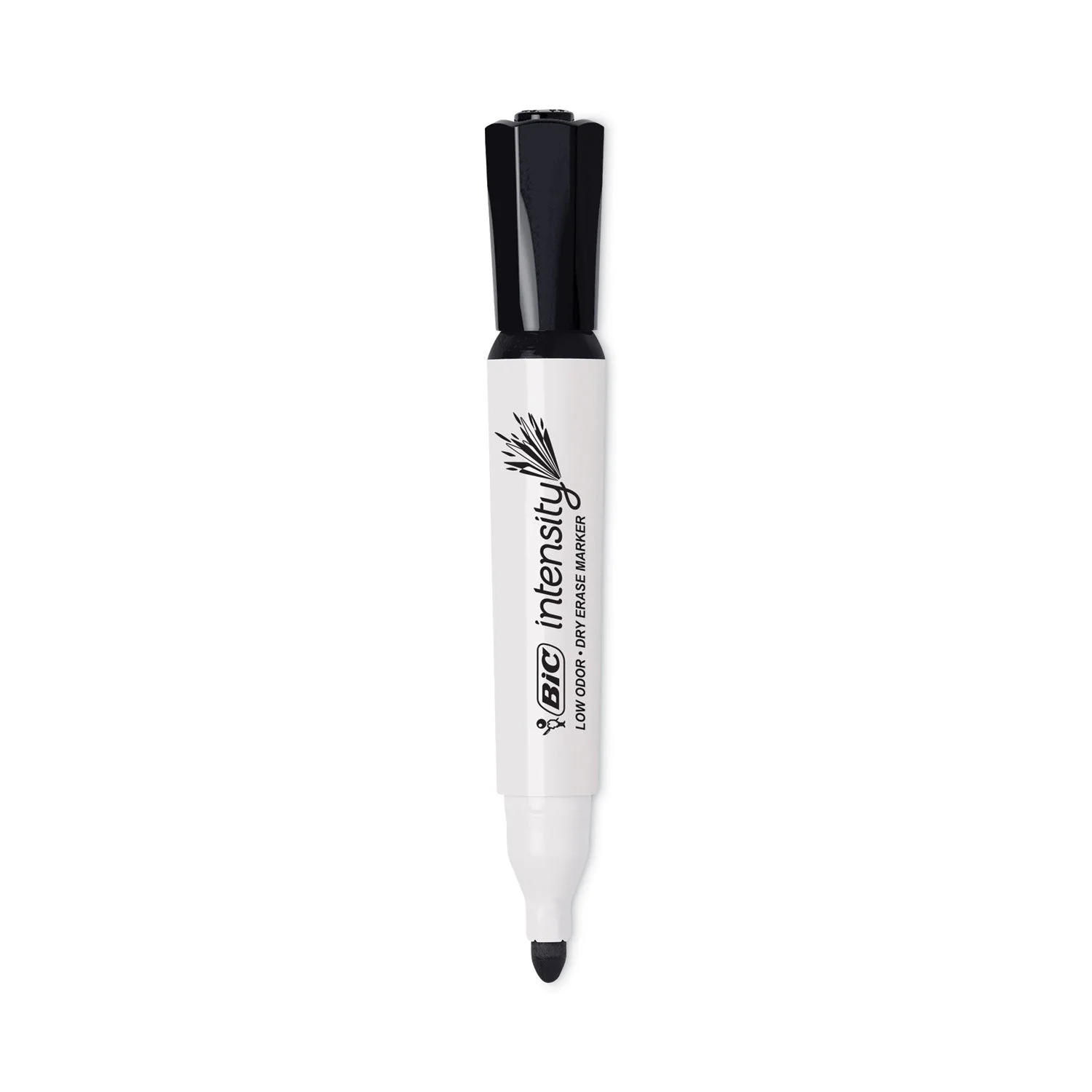 BIC Intensity Low Odor Chisel Tip Dry Erase Marker, Broad Chisel Tip, Black, 36/Pack - Image 2