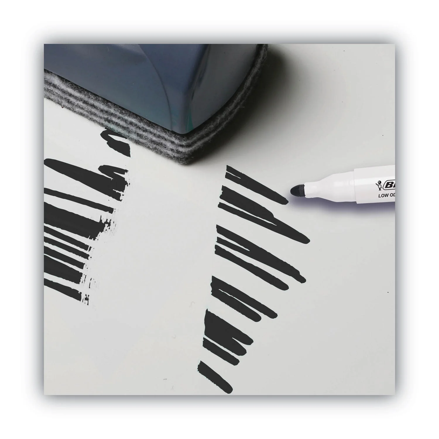 BIC Intensity Low Odor Chisel Tip Dry Erase Marker, Broad Chisel Tip, Black, 36/Pack - Image 6