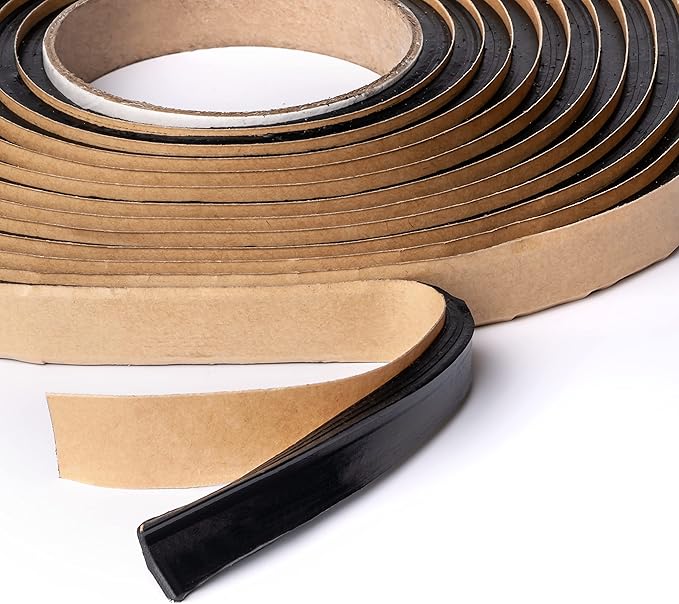 Butyl Double Sided Tape 1/4" x 1/2" x 20' Roll (Black) - Image 3
