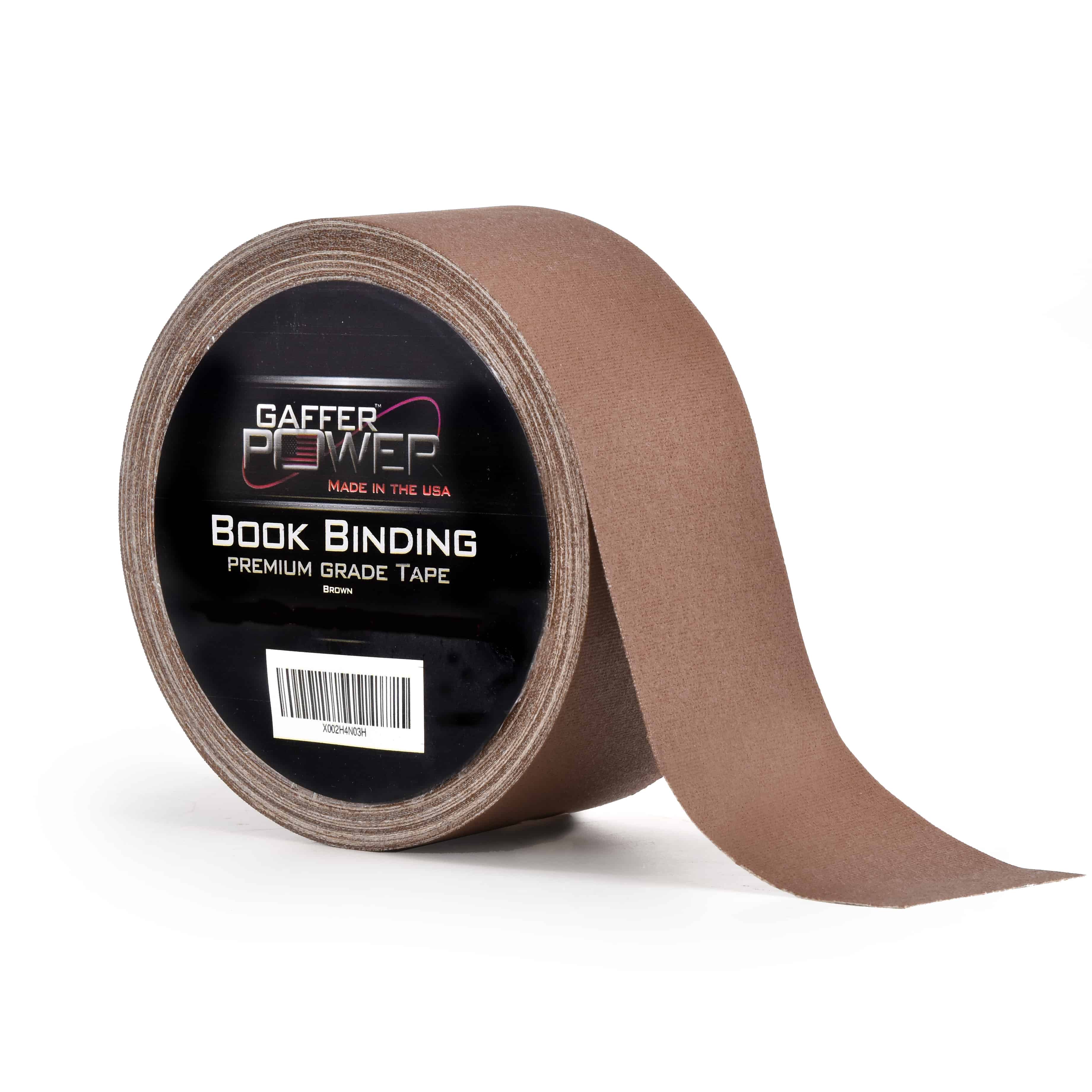 Gaffer Power Premium Grade Bookbinding Tape 2 Inch x 15 Yards (Brown) - Image 3