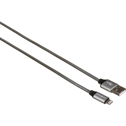 ChargeWorx CX4858SL Lightning to USB Charge and Sync Cable 6' (Silver) - Image 2