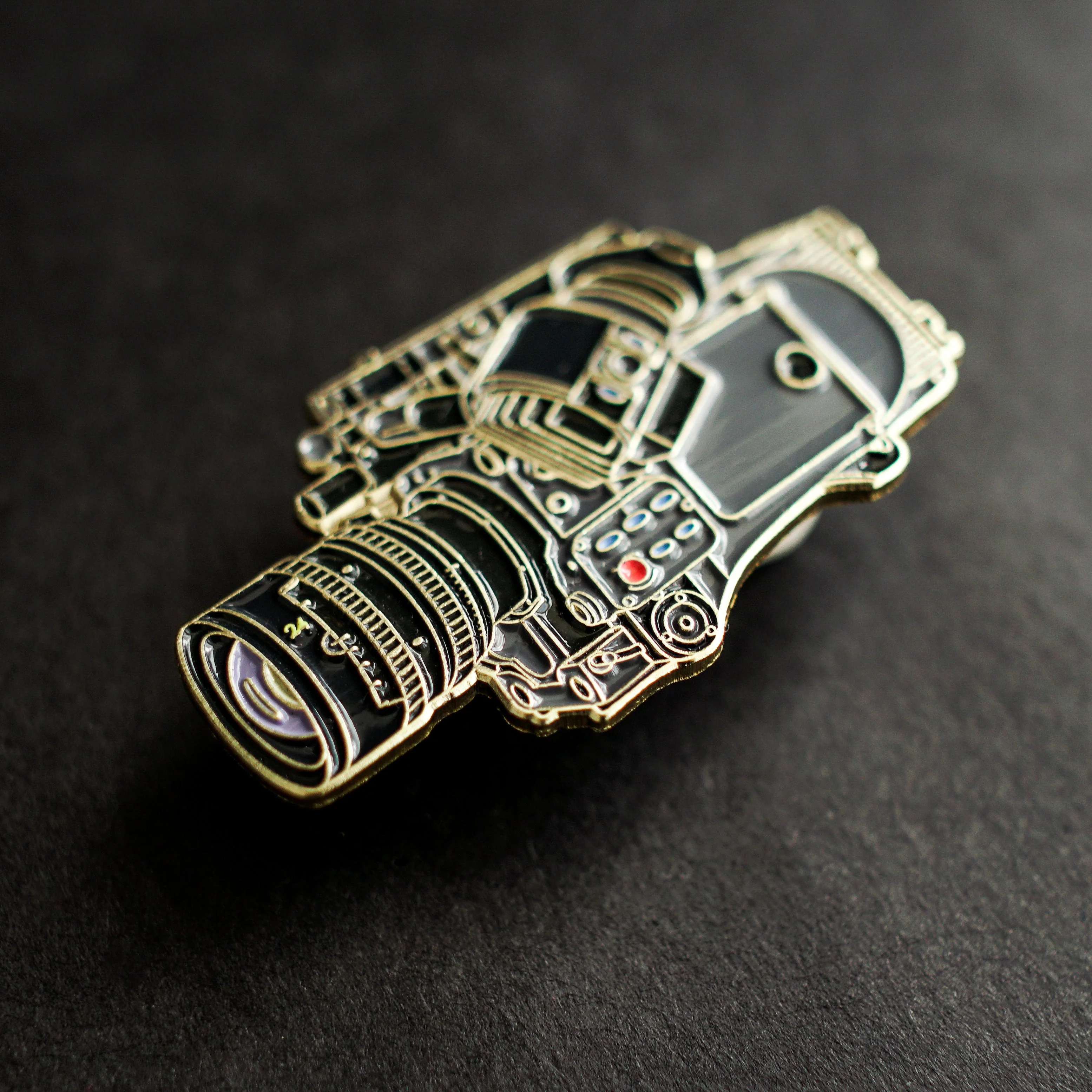 Cine Camera Enamel Pin - Image 3