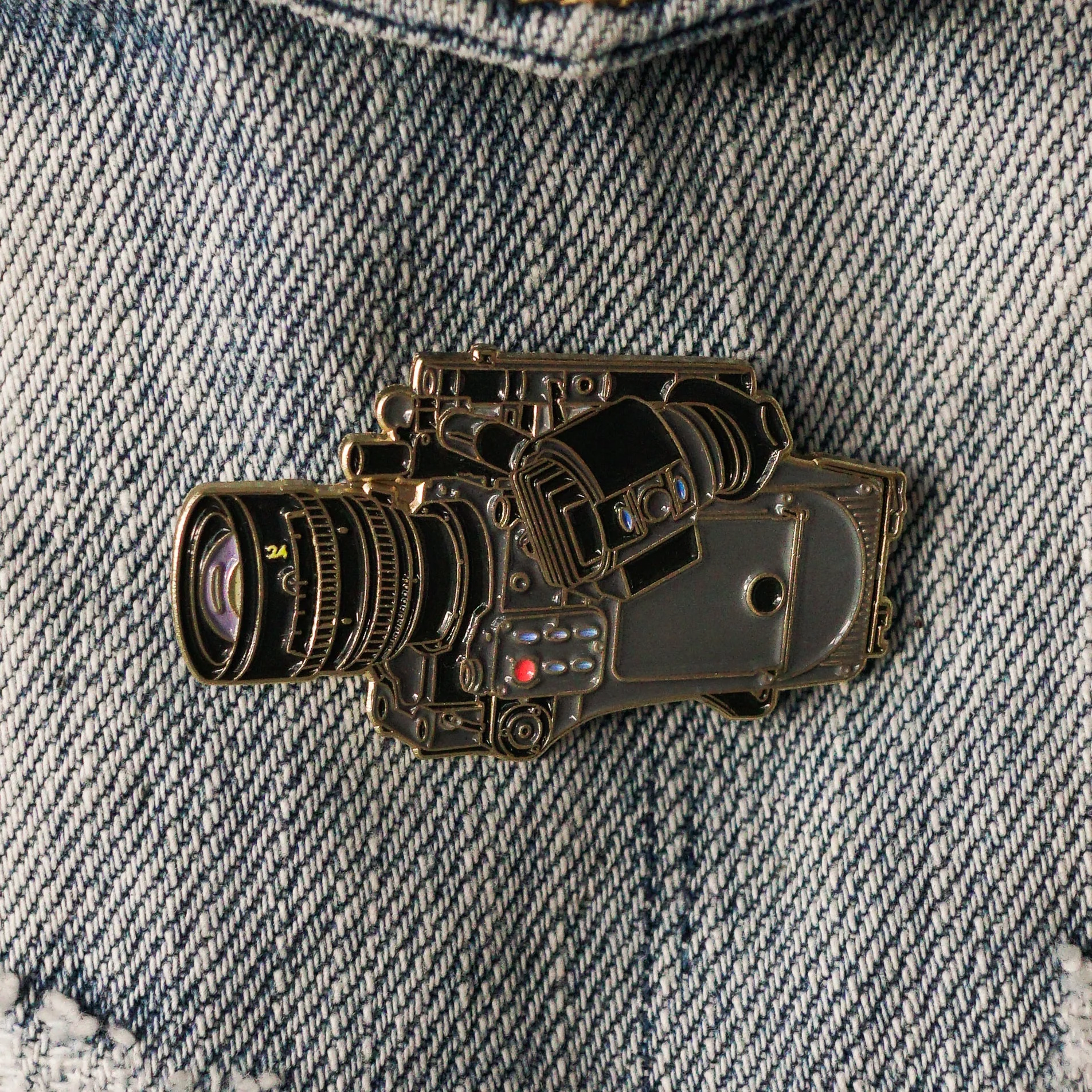 Cine Camera Enamel Pin - Image 4