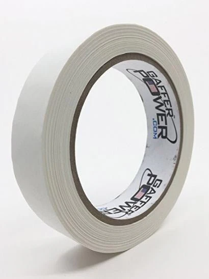 Gaffer Power 1" Paper Console Labeling Tape, 1 Inch x 20 Yards (White, Fluorescent Green, Fluorescent Yellow) - Image 4
