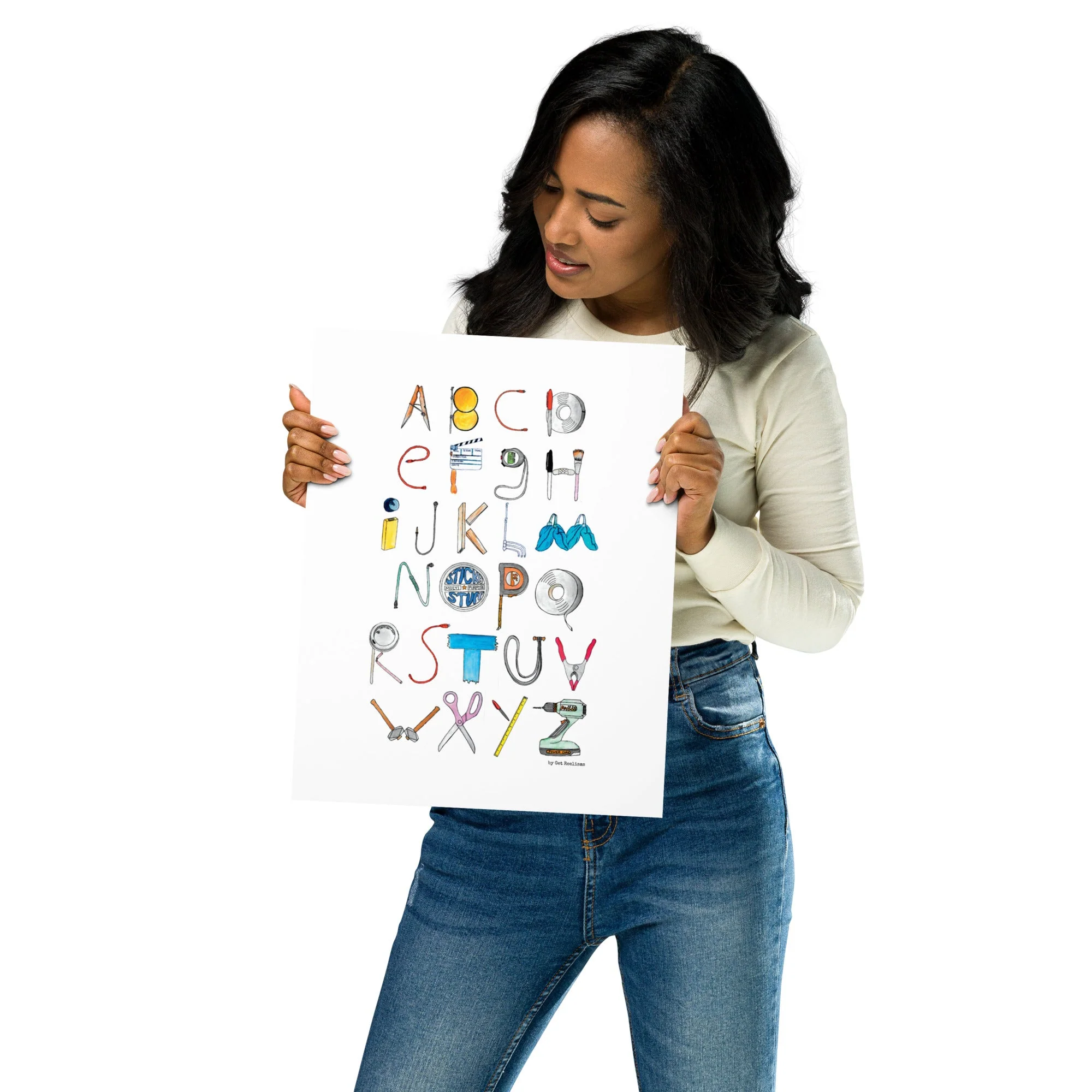 DECOR | ABCs of Filmmaking - Minimalistic Vertical Printed Poster - Image 4