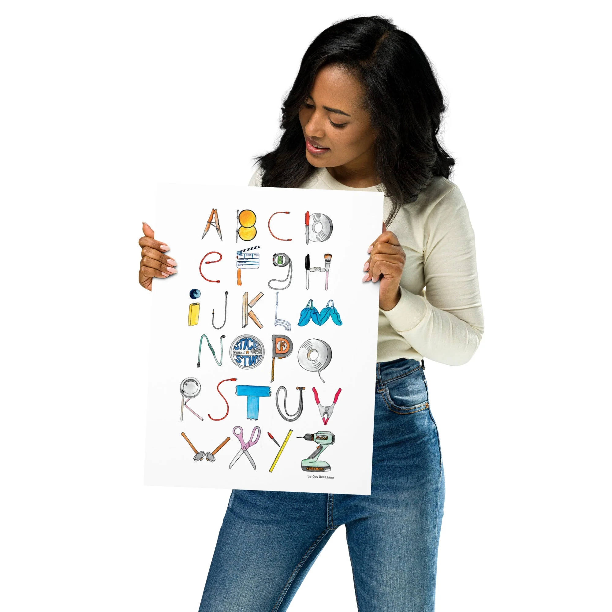 DECOR | ABCs of Filmmaking - Minimalistic Vertical Printed Poster - Image 5