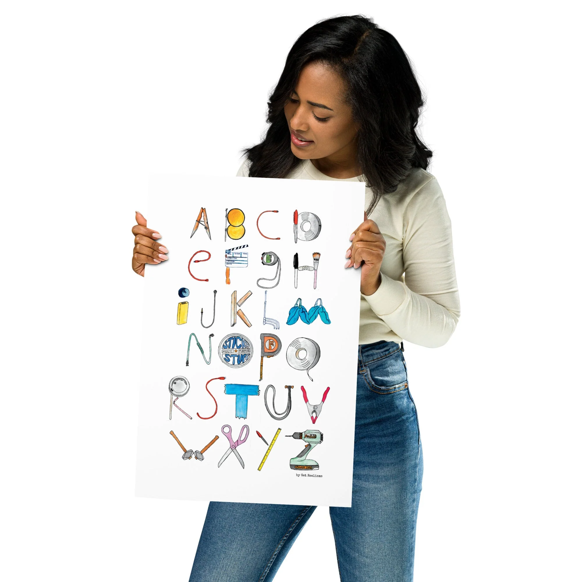 DECOR | ABCs of Filmmaking - Minimalistic Vertical Printed Poster - Image 6