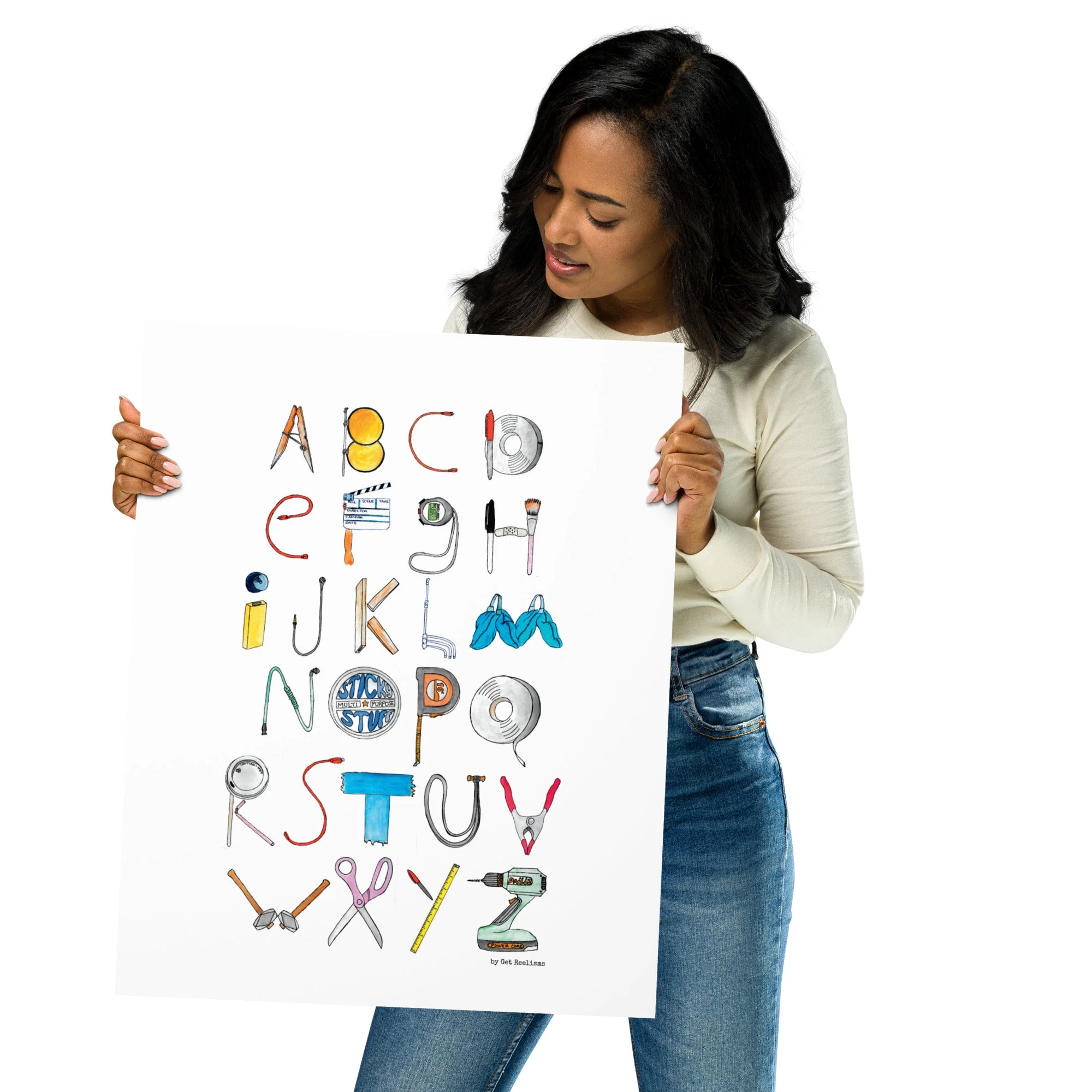 DECOR | ABCs of Filmmaking - Minimalistic Vertical Printed Poster - Image 7