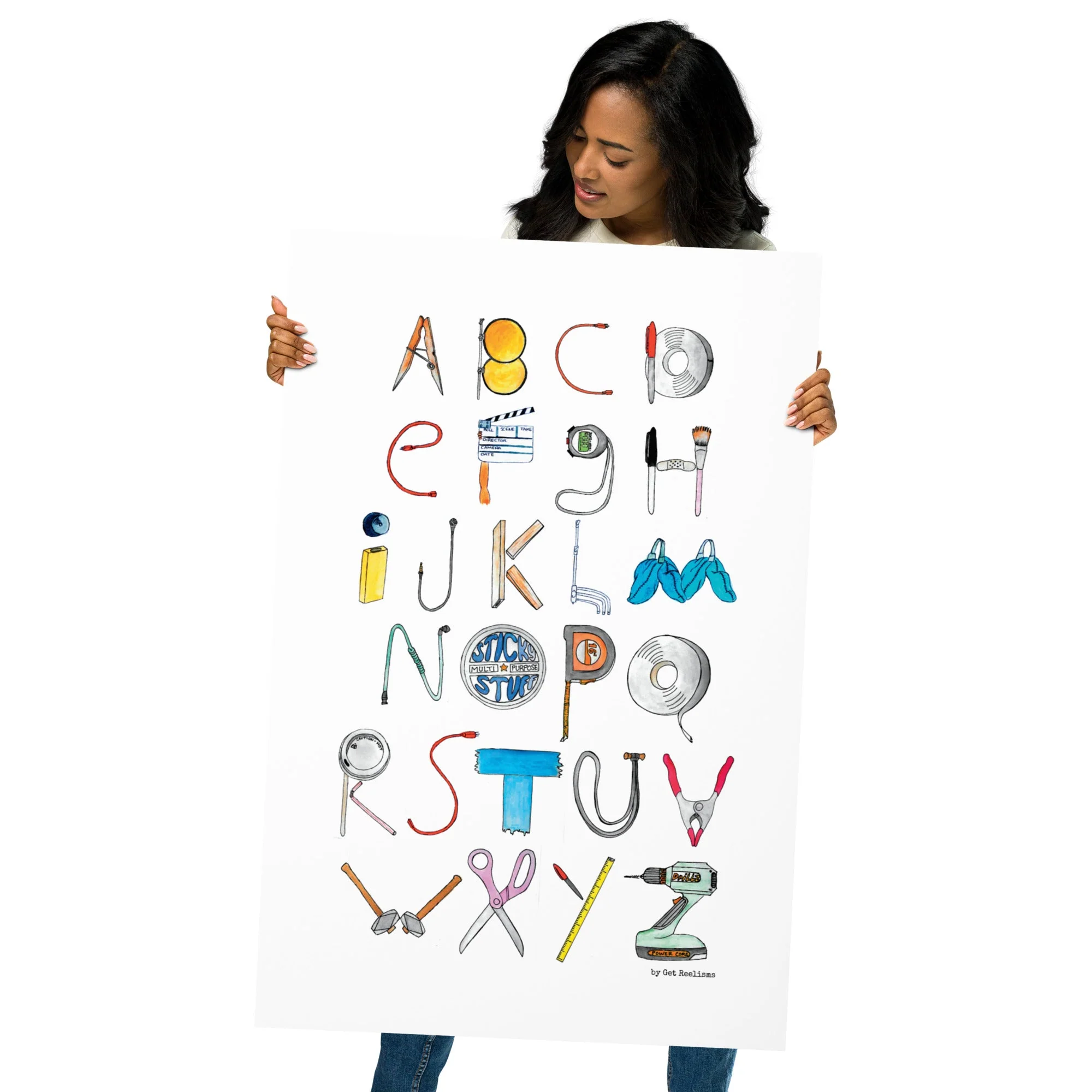 DECOR | ABCs of Filmmaking - Minimalistic Vertical Printed Poster - Image 9
