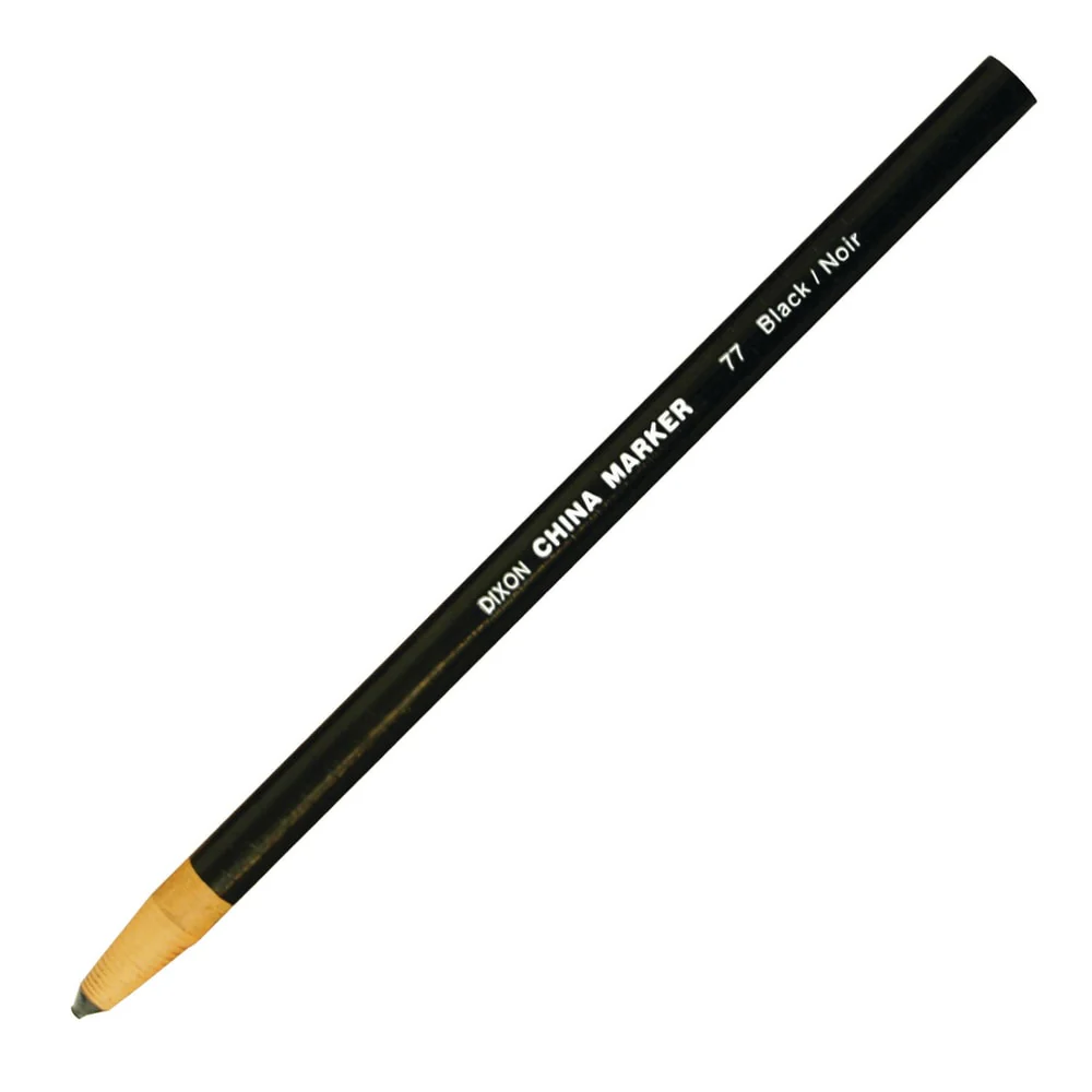 Dixon Phano China Markers - Box of 12 - (Black, Blue, Green, Red, White, Yellow) - Image 9