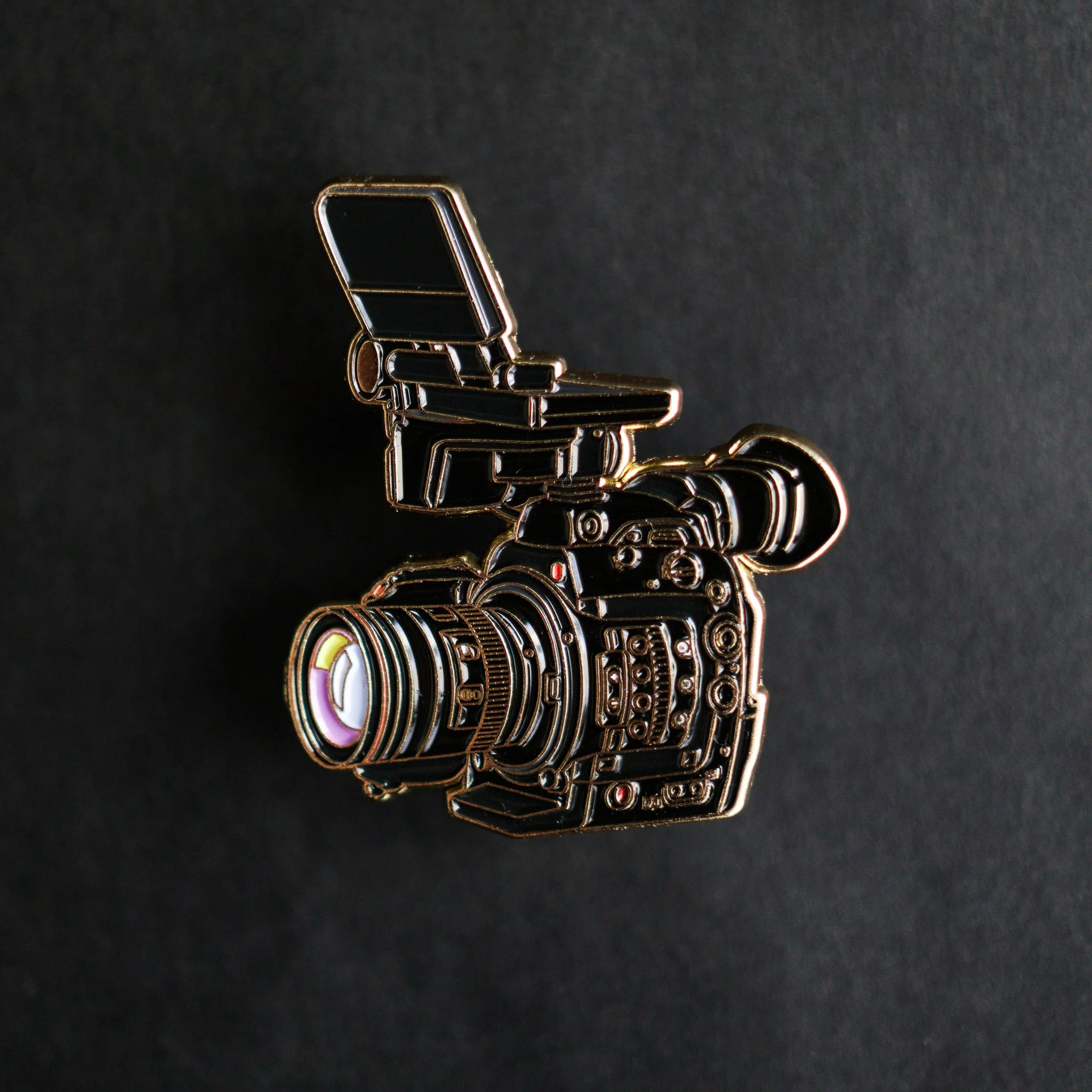 Doc Camera Enamel Pin - Image 2