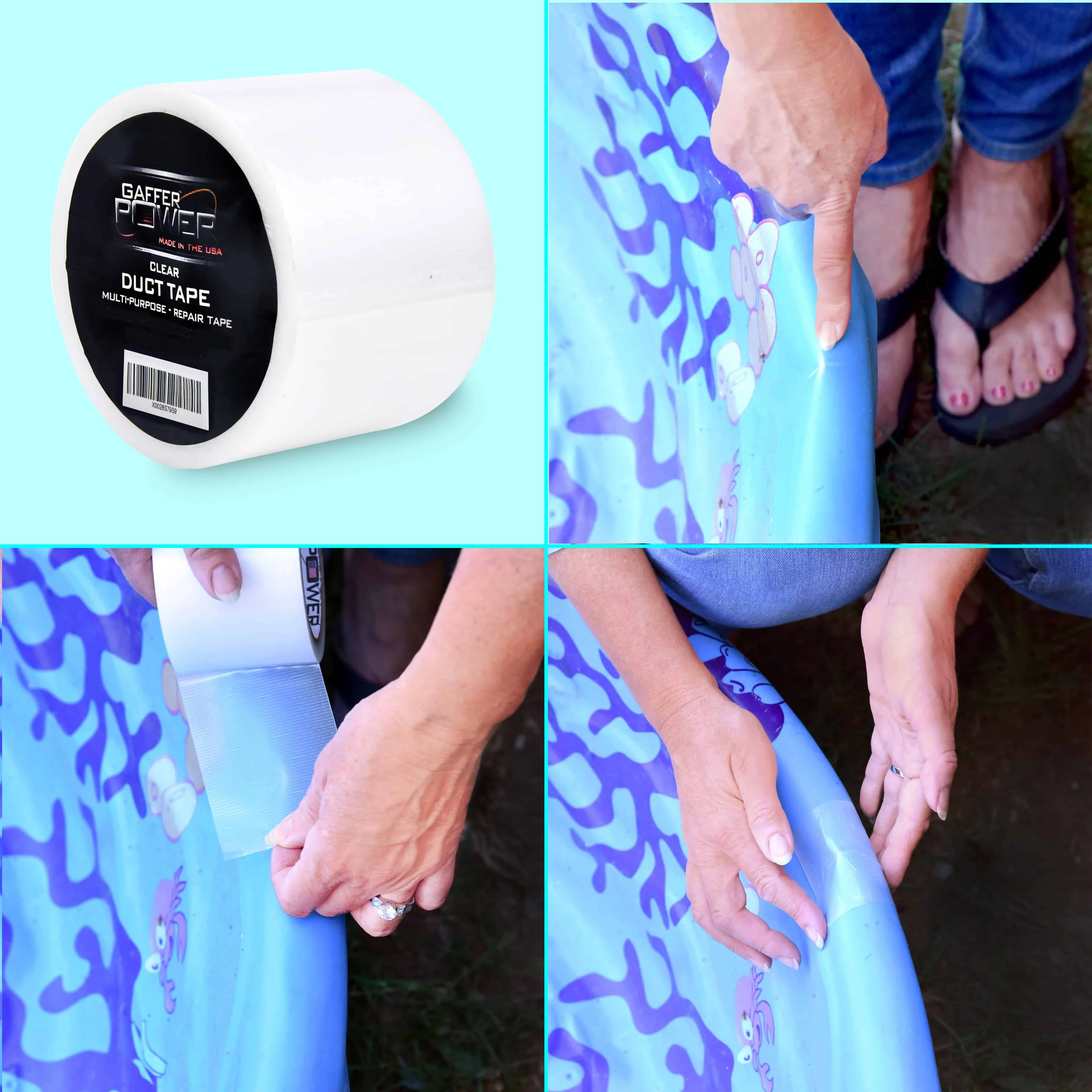 Gaffer Power 3" Transparent Duct Tape 3 In X 20 Yards (Clear) - Image 3