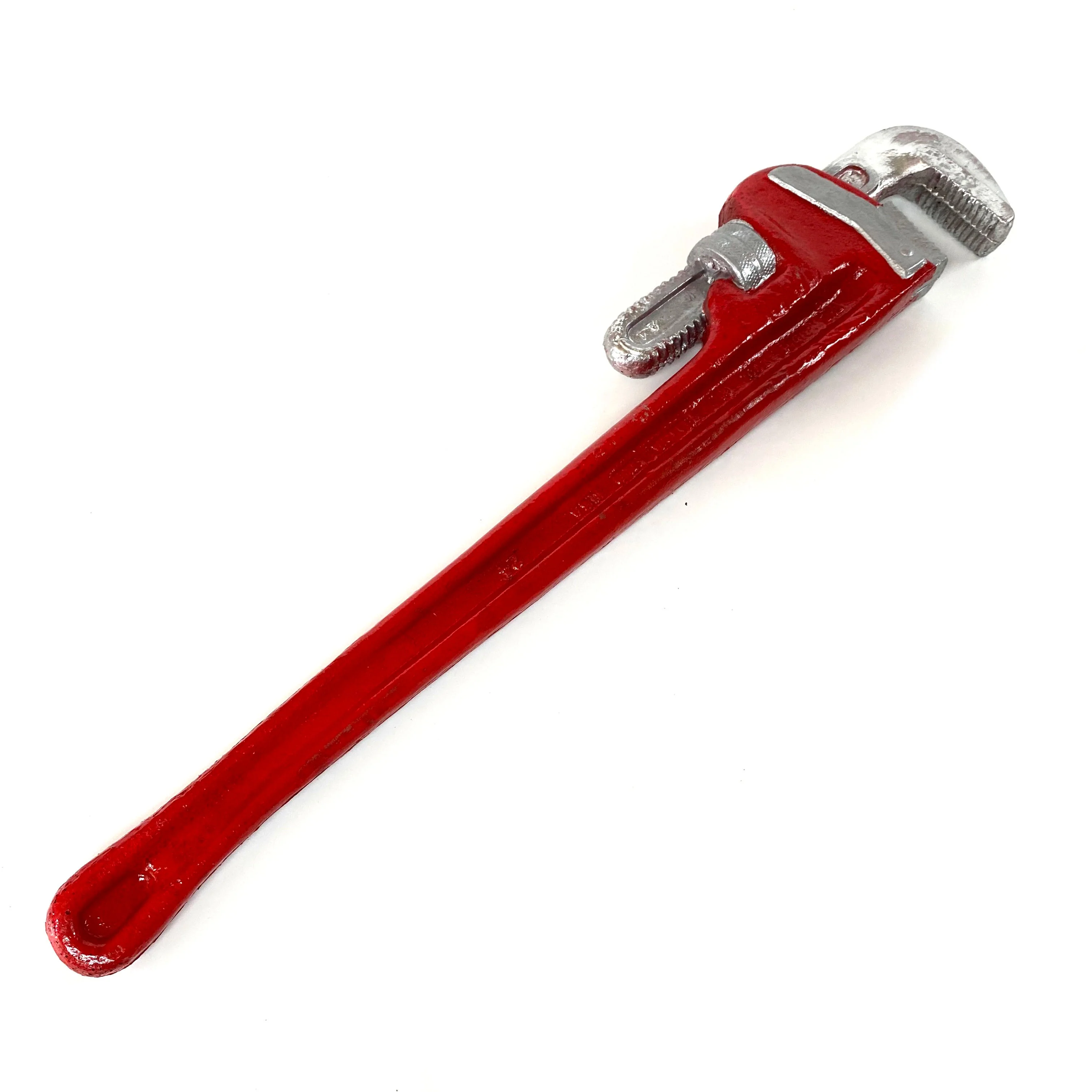 Extra Large Foam Rubber Stunt 24 Inch Pipe Wrench Prop (Red, Red Rust, Bloodied) - Image 2