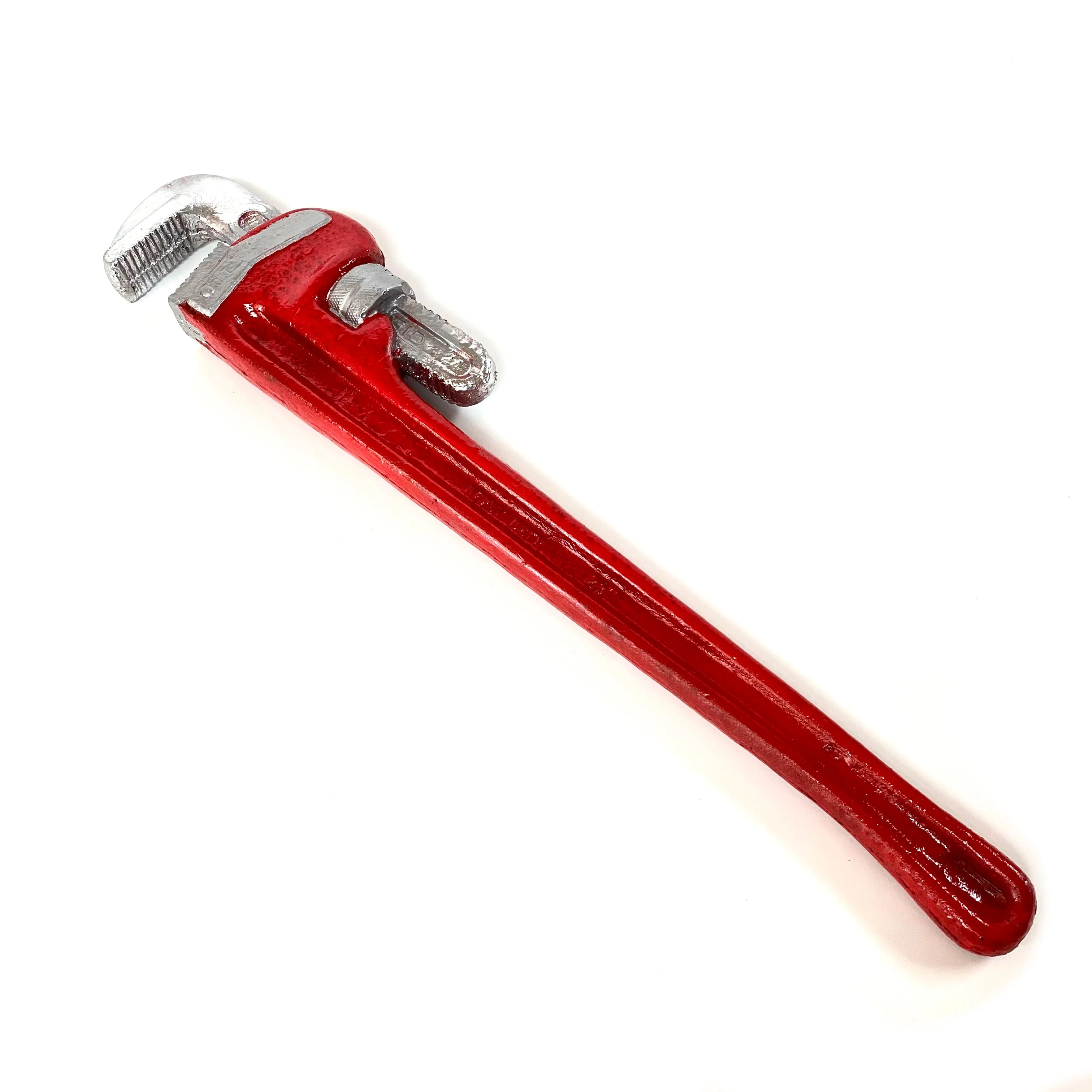 Extra Large Foam Rubber Stunt 24 Inch Pipe Wrench Prop (Red, Red Rust, Bloodied) - Image 5