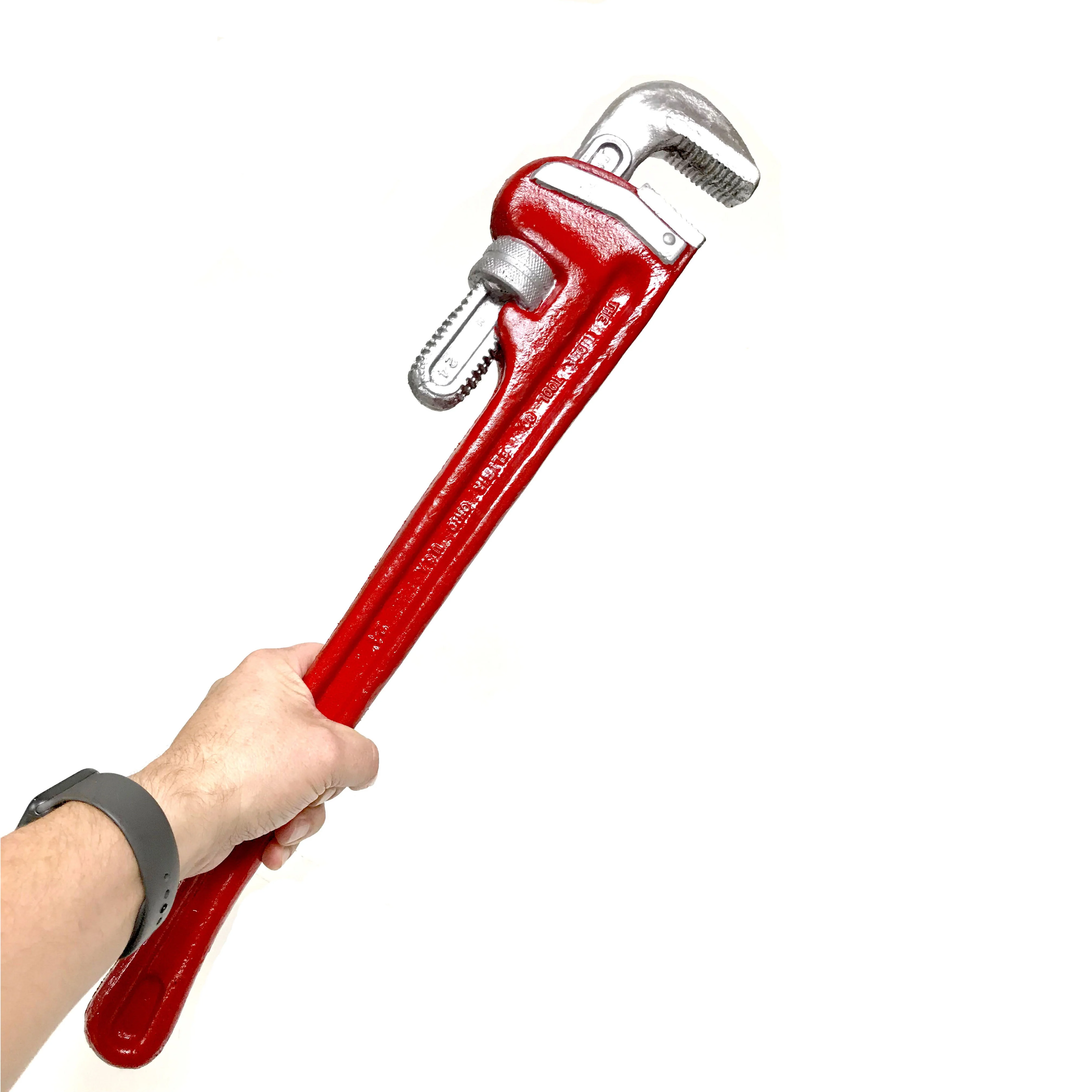 Extra Large Foam Rubber Stunt 24 Inch Pipe Wrench Prop (Red, Red Rust, Bloodied) - Image 7