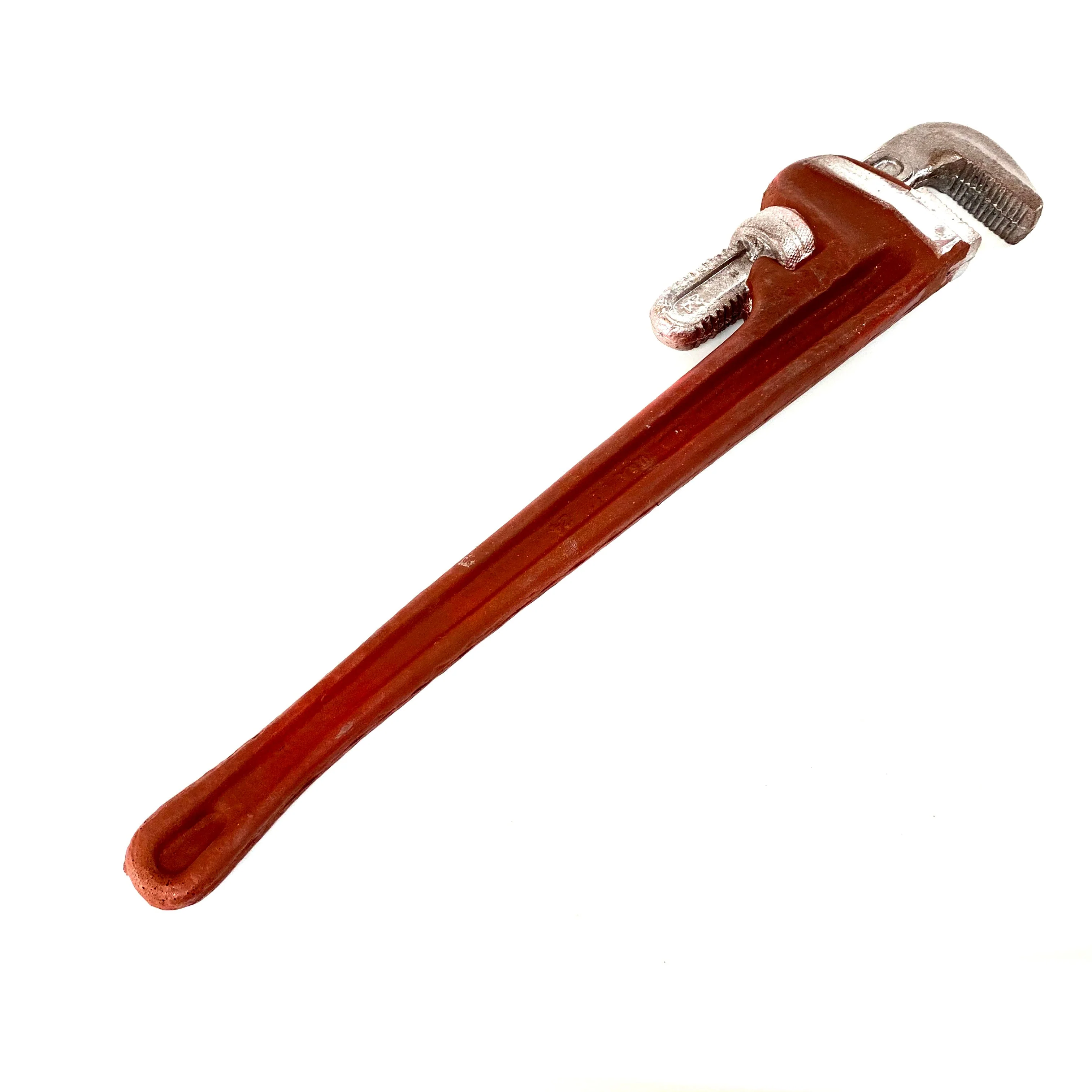 Extra Large Foam Rubber Stunt 24 Inch Pipe Wrench Prop (Red, Red Rust, Bloodied) - Image 8