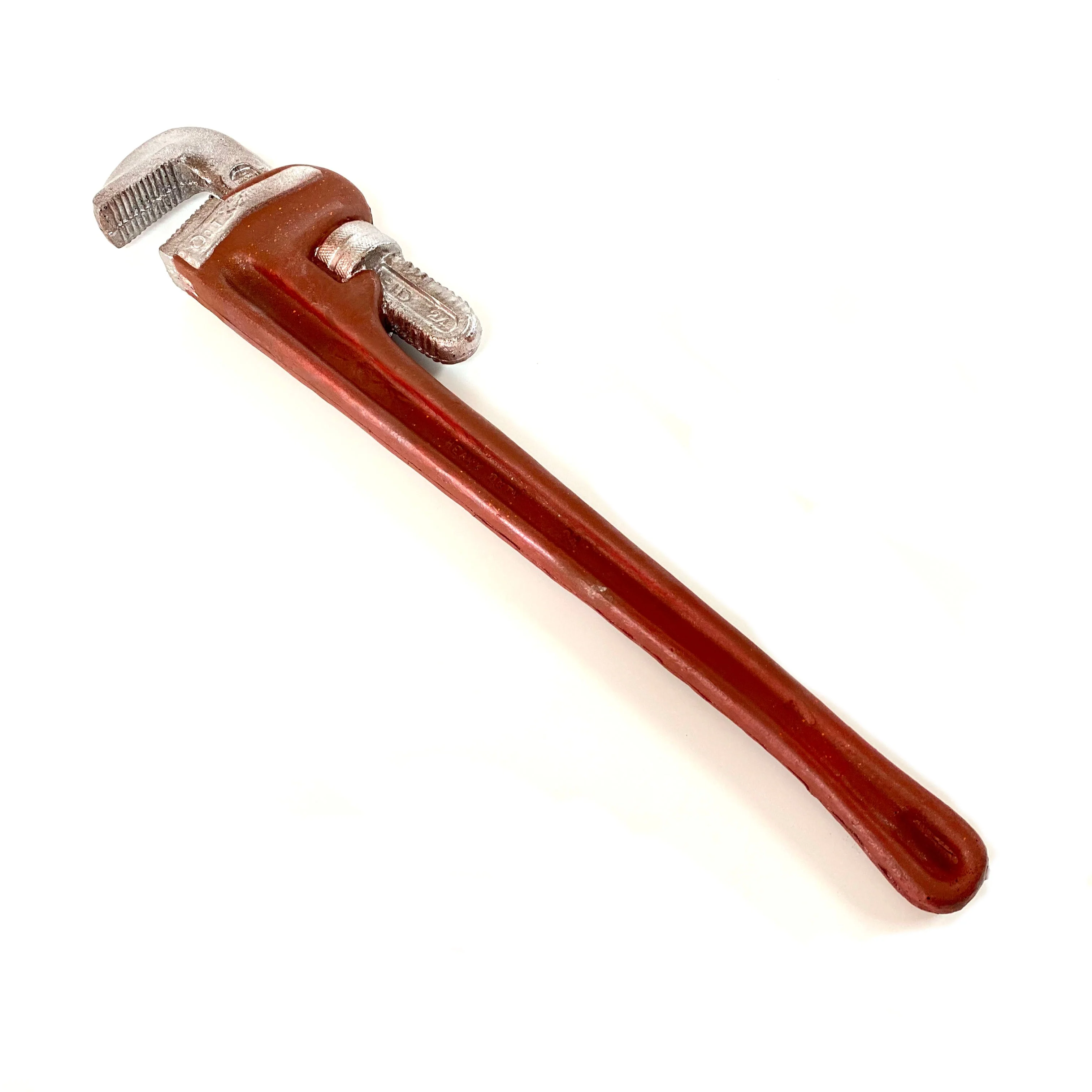 Extra Large Foam Rubber Stunt 24 Inch Pipe Wrench Prop (Red, Red Rust, Bloodied) - Image 9