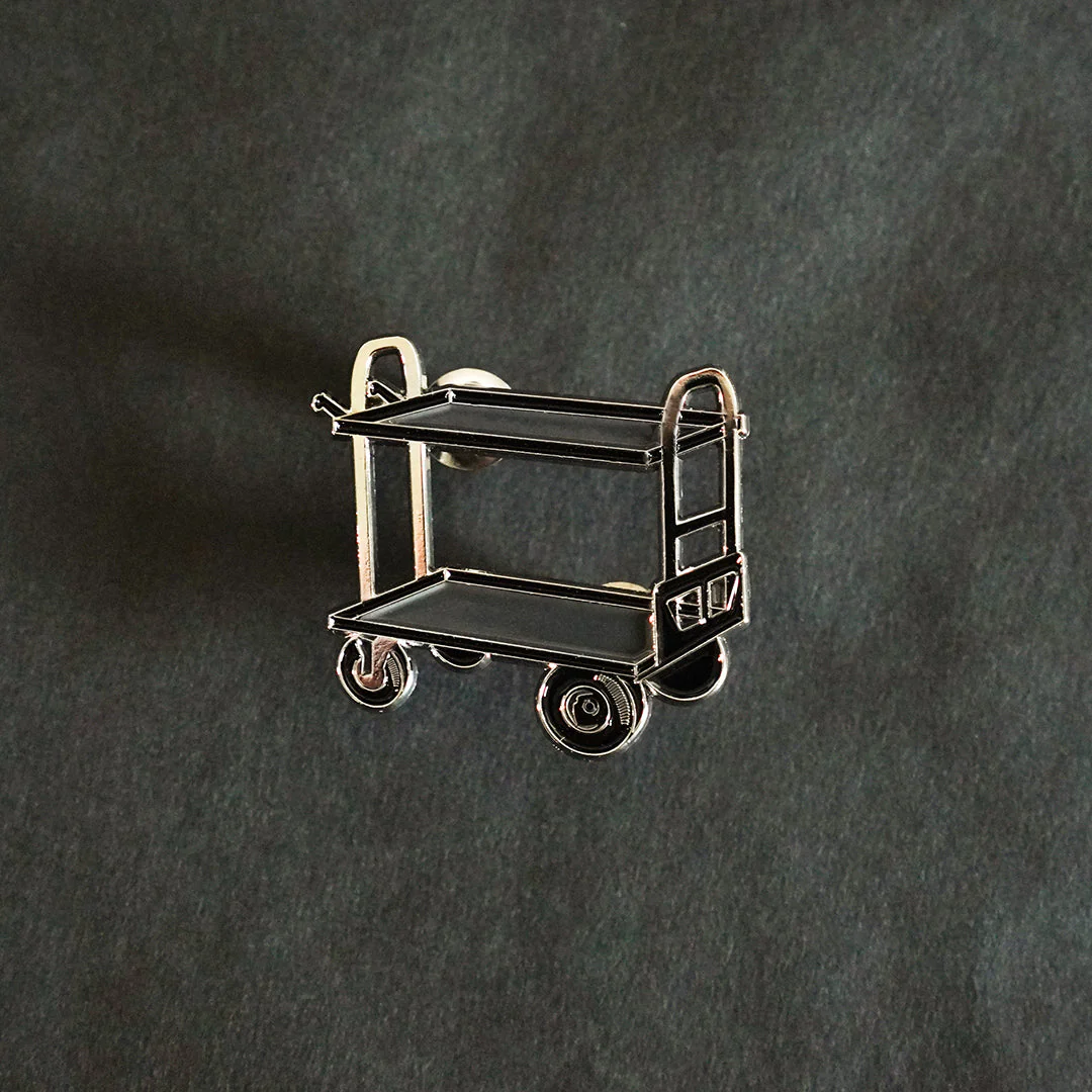 Film Cart Enamel Pin - Image 2