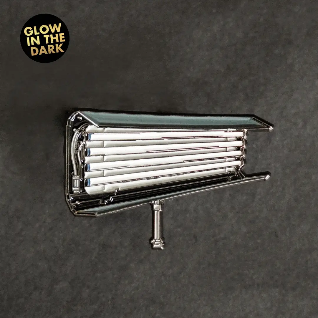 Fluorescent Light Enamel Pin - Image 2