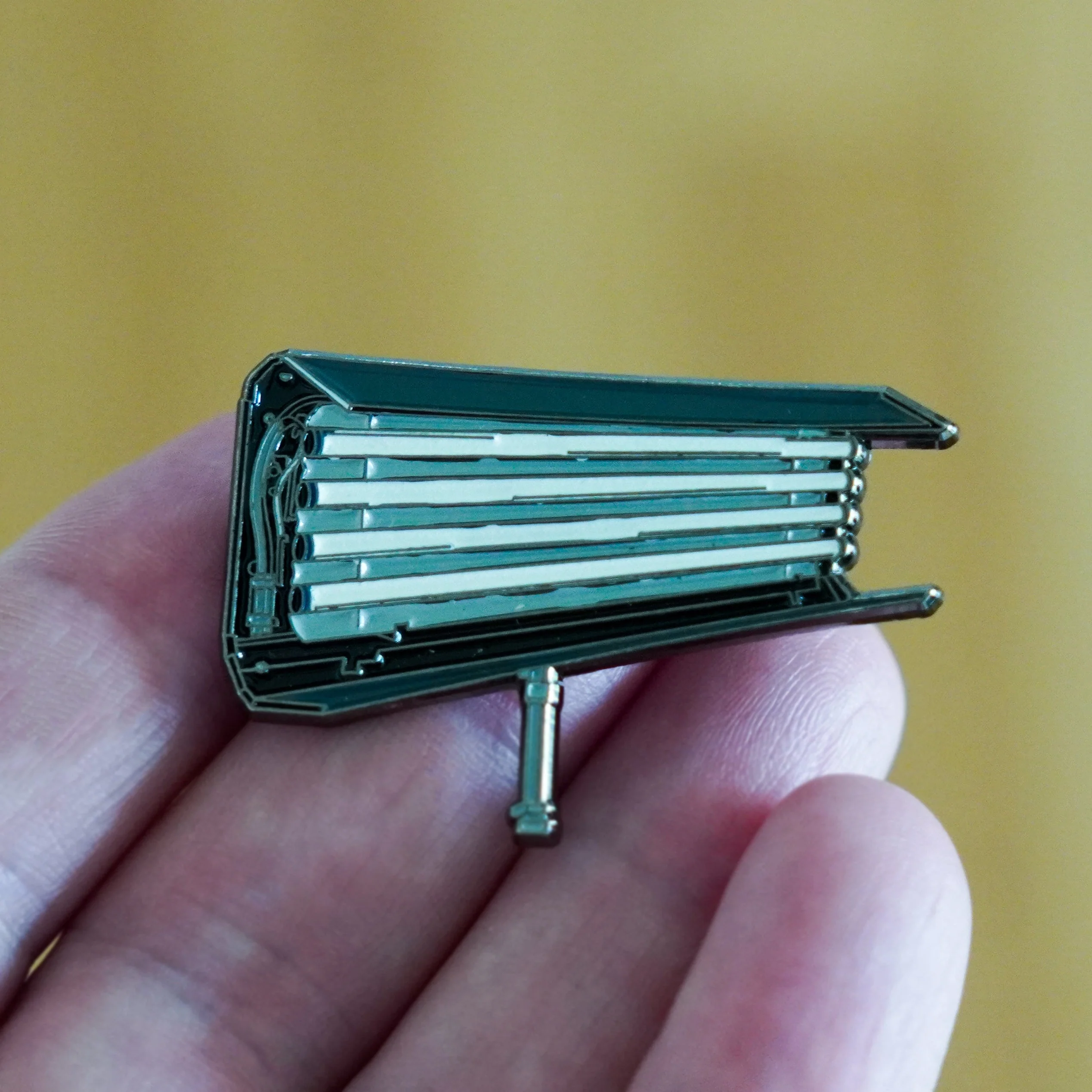 Fluorescent Light Enamel Pin - Image 6
