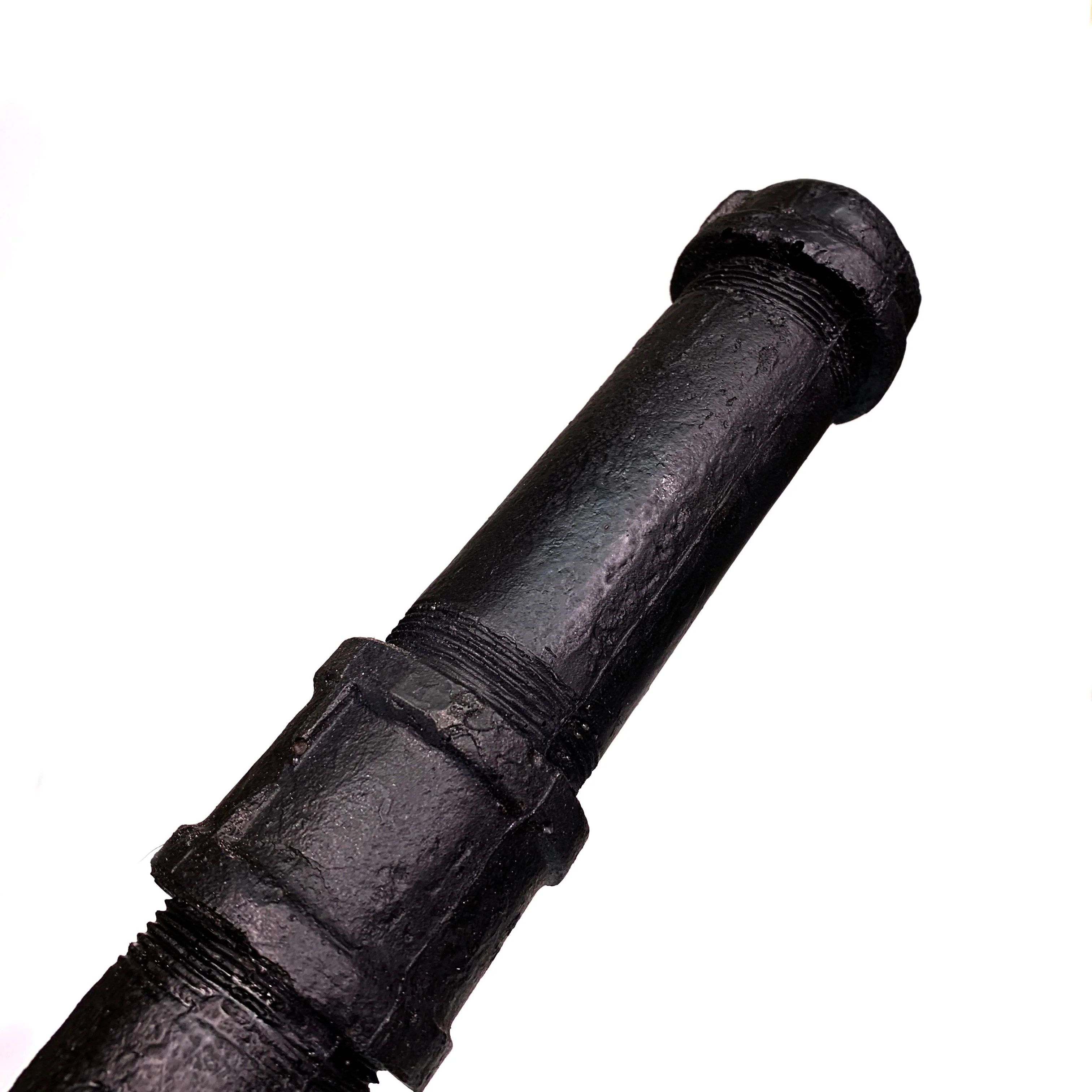 Foam Rubber Metal Pipe with Fittings Action Stunt Prop (Black) - Image 10