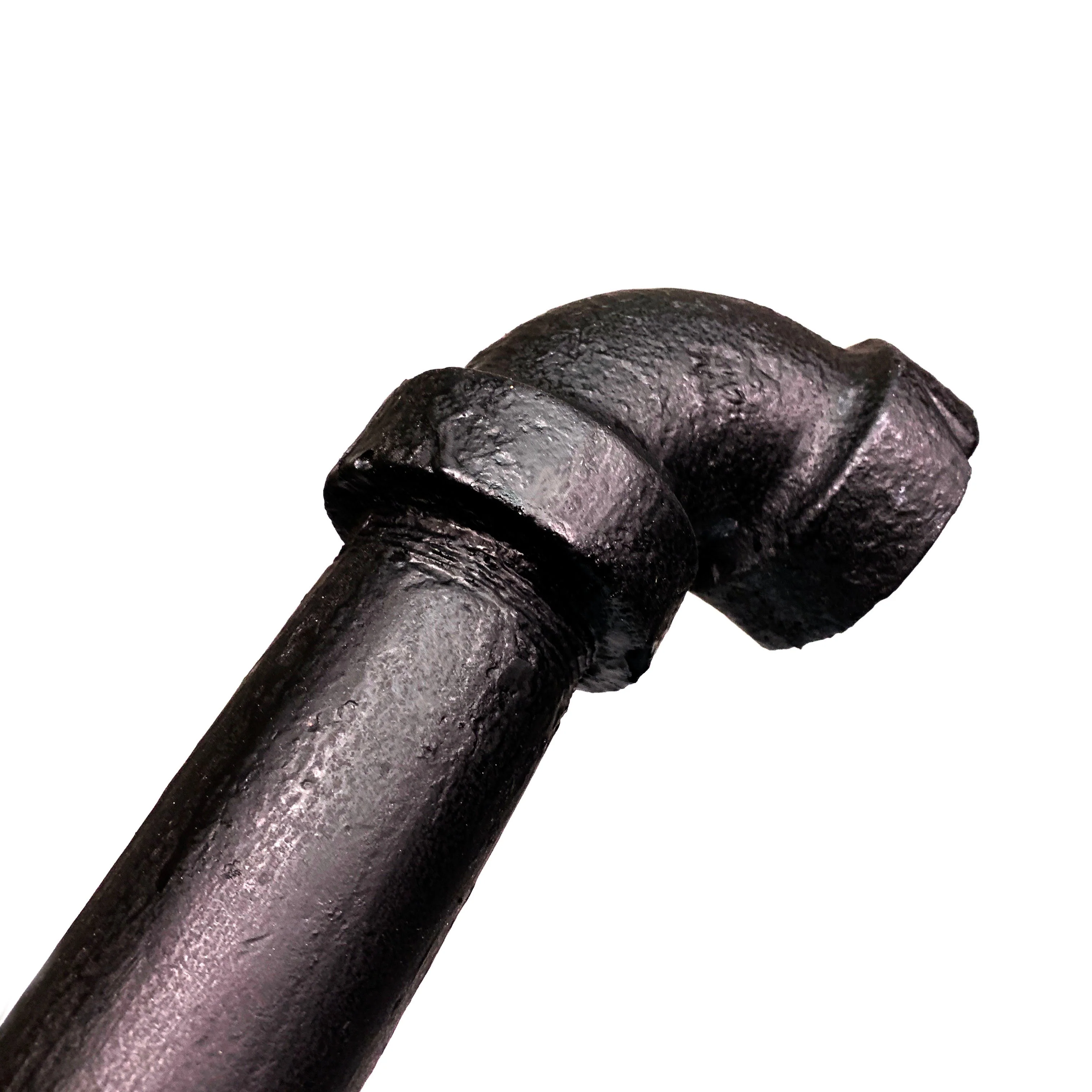 Foam Rubber Metal Pipe with Fittings Action Stunt Prop (Black) - Image 8
