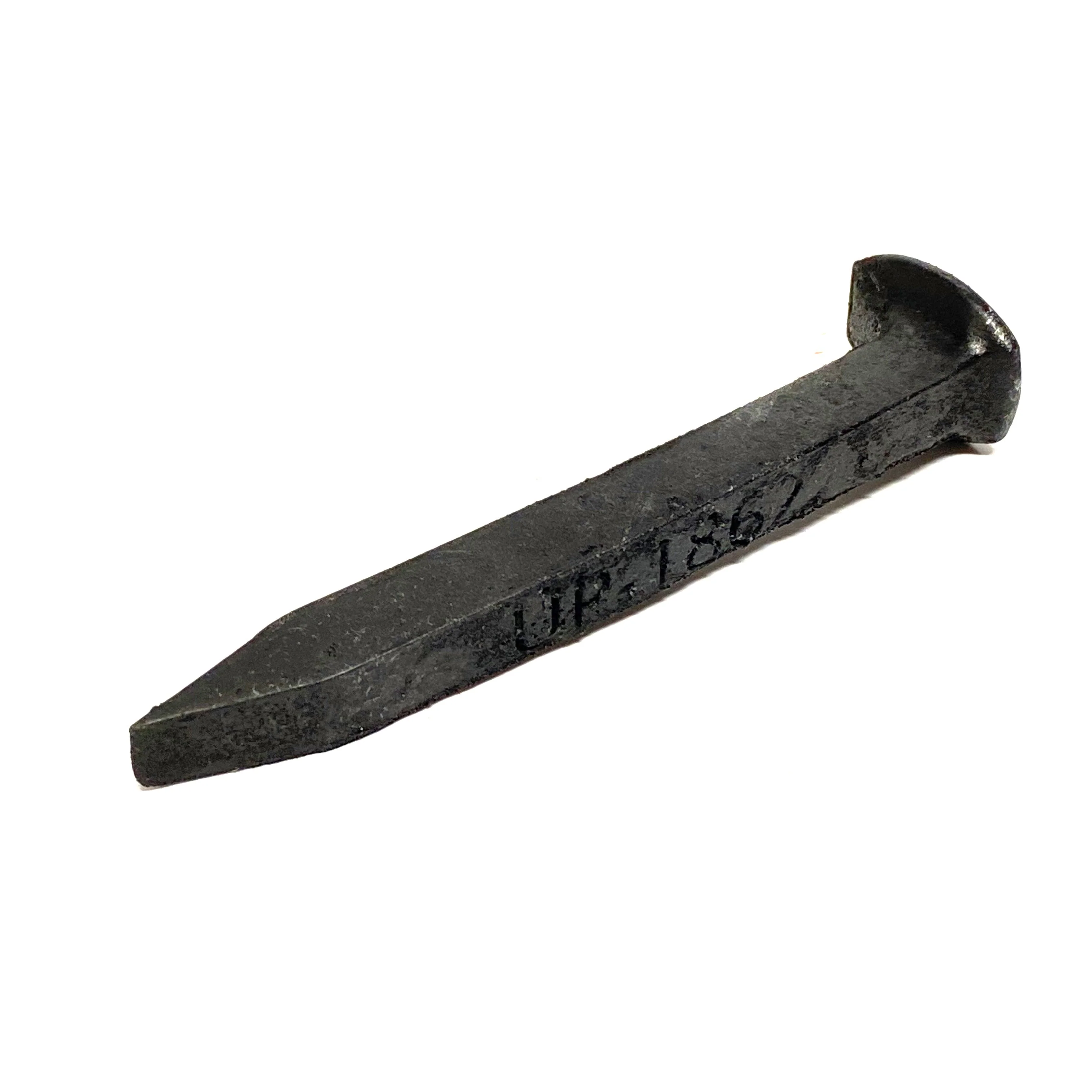 Foam Rubber Railroad Spike Safe Stunt Prop (Black, Rusty, Silver) - Image 2
