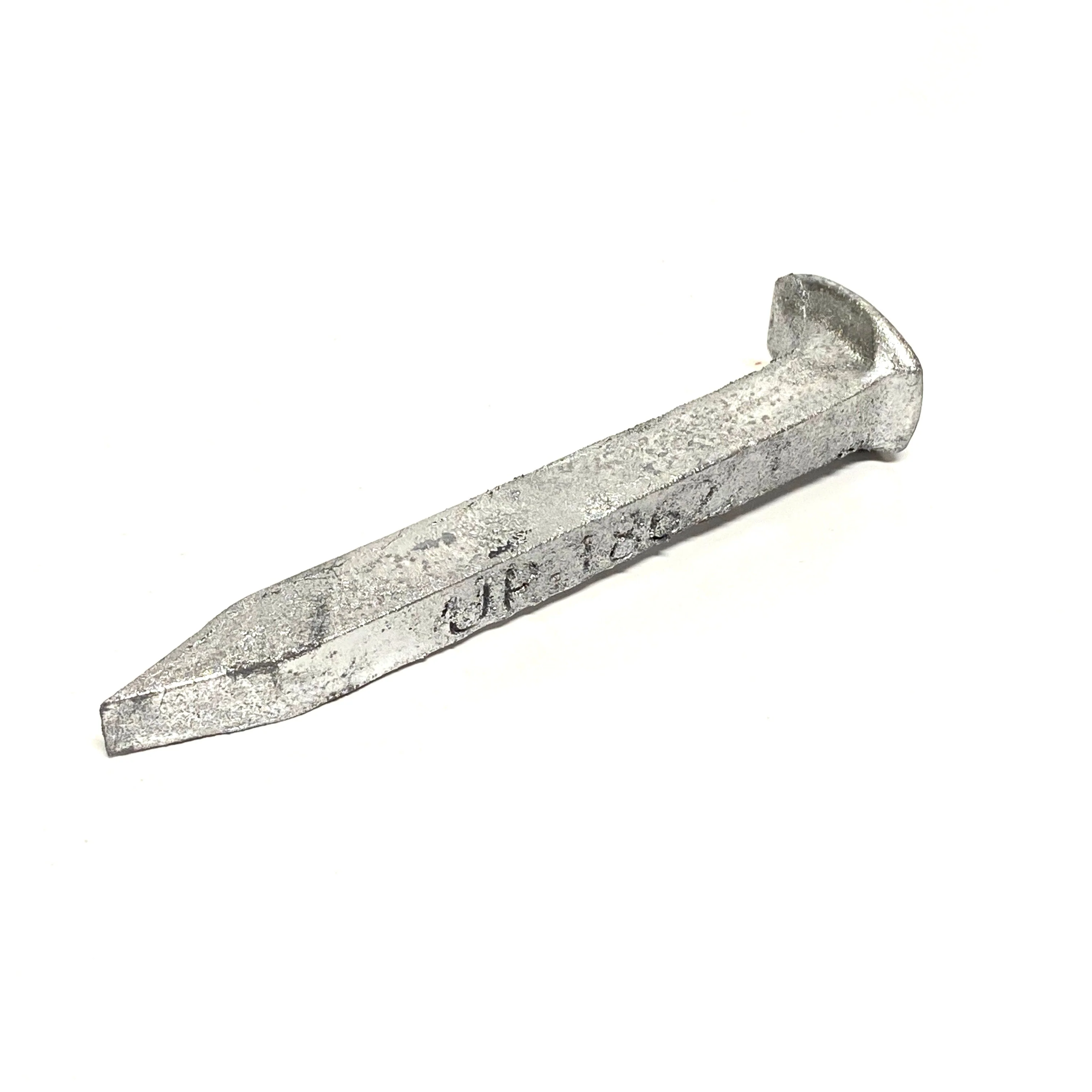 Foam Rubber Railroad Spike Safe Stunt Prop (Black, Rusty, Silver) - Image 5