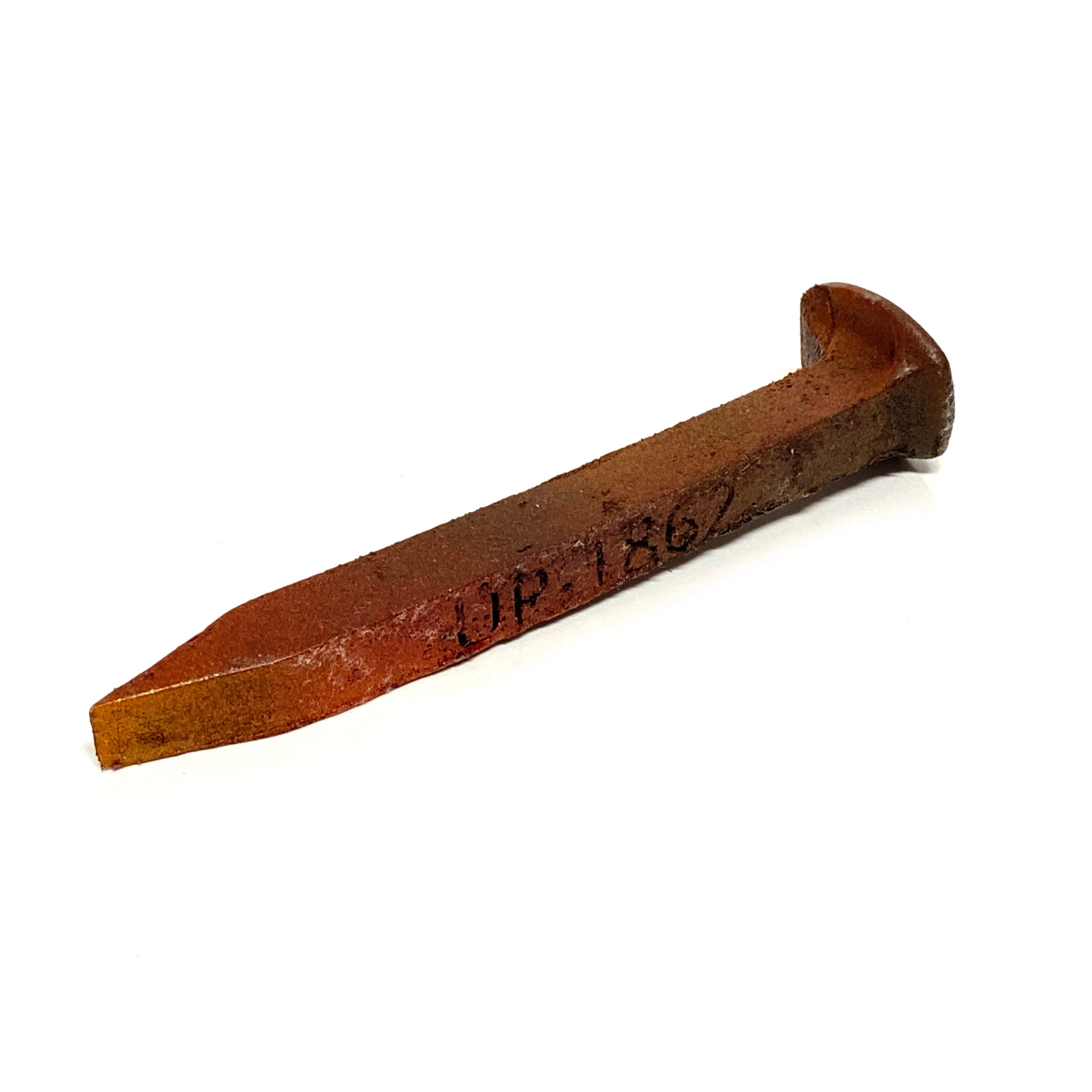 Foam Rubber Railroad Spike Safe Stunt Prop (Black, Rusty, Silver) - Image 7