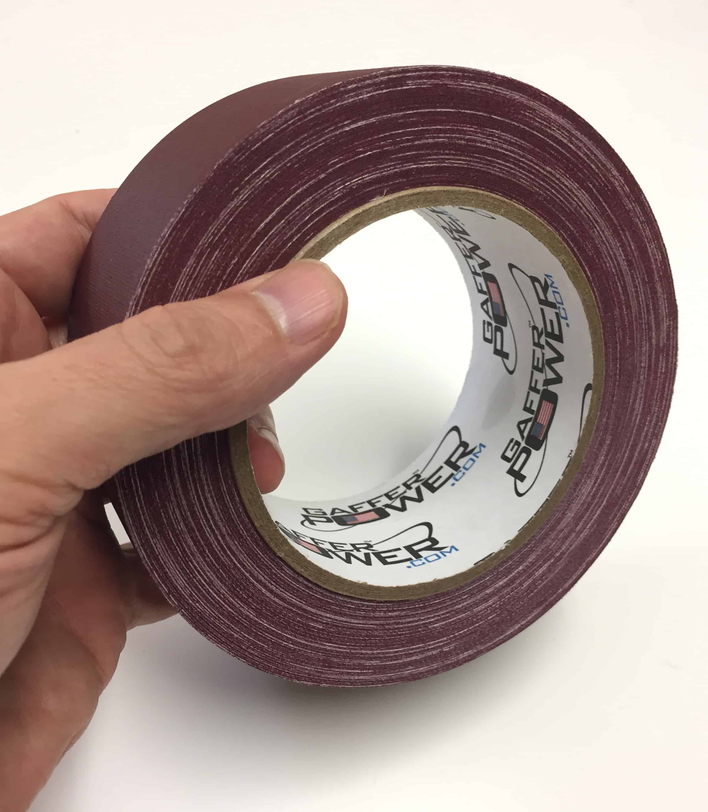 Gaffer Tape - 2 In X 30 Yards Burgundy - Image 7