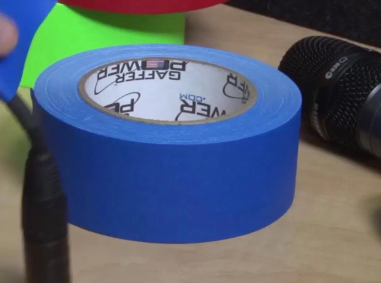 Gaffer Tape, 2 Inch x 30 Yards - Electric Blue - Image 7