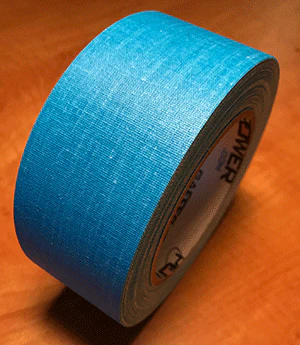 Gaffer Power Gaff Tape, 2 Inch x 30 Yards (Fluorescent Blue) - Image 2