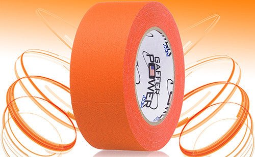 Gaffer Power Gaff Tape, 2 Inch x 30 Yards (Fluorescent Orange) - Image 4
