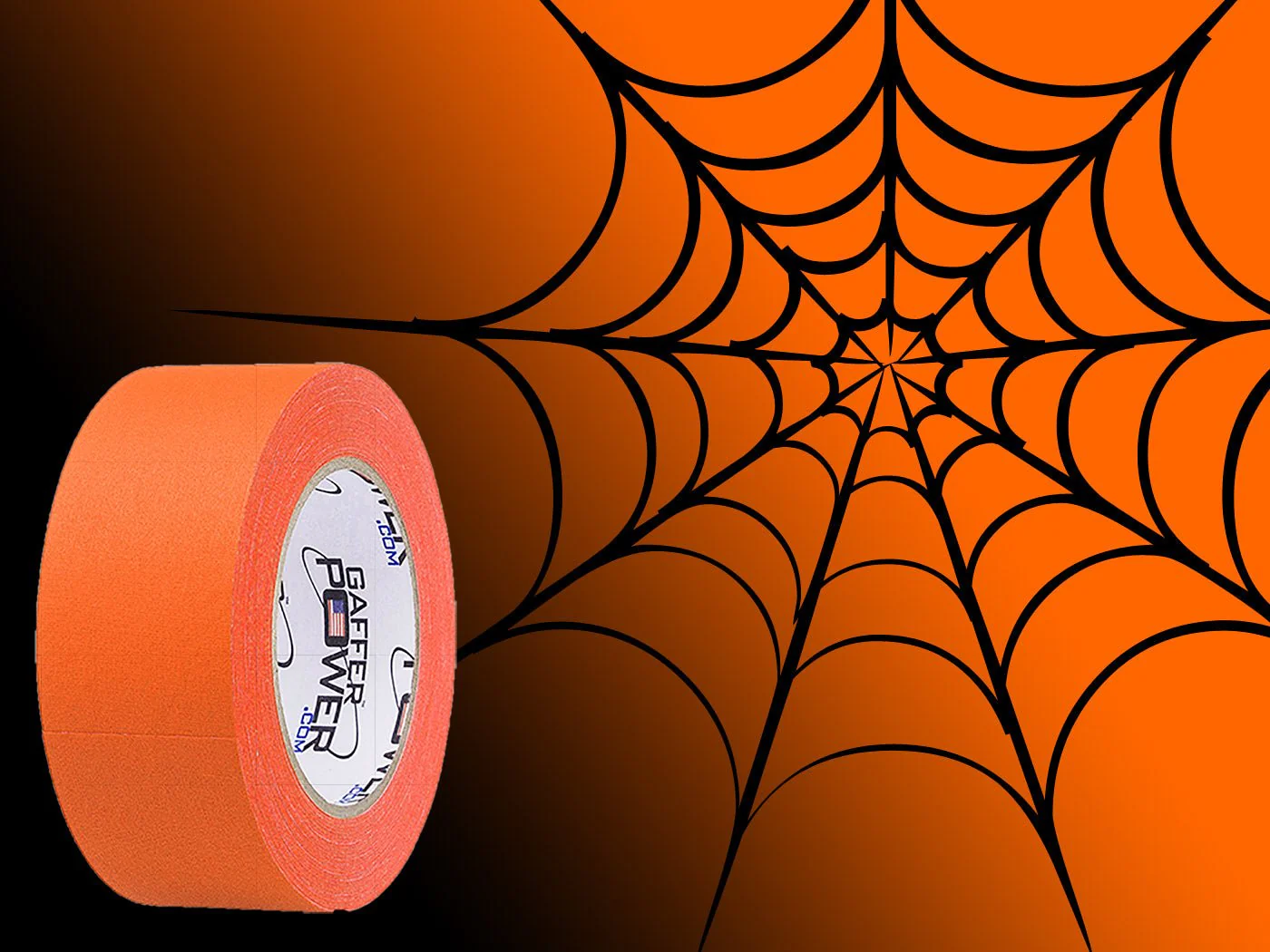 Gaffer Power Gaff Tape, 2 Inch x 30 Yards (Fluorescent Orange) - Image 6