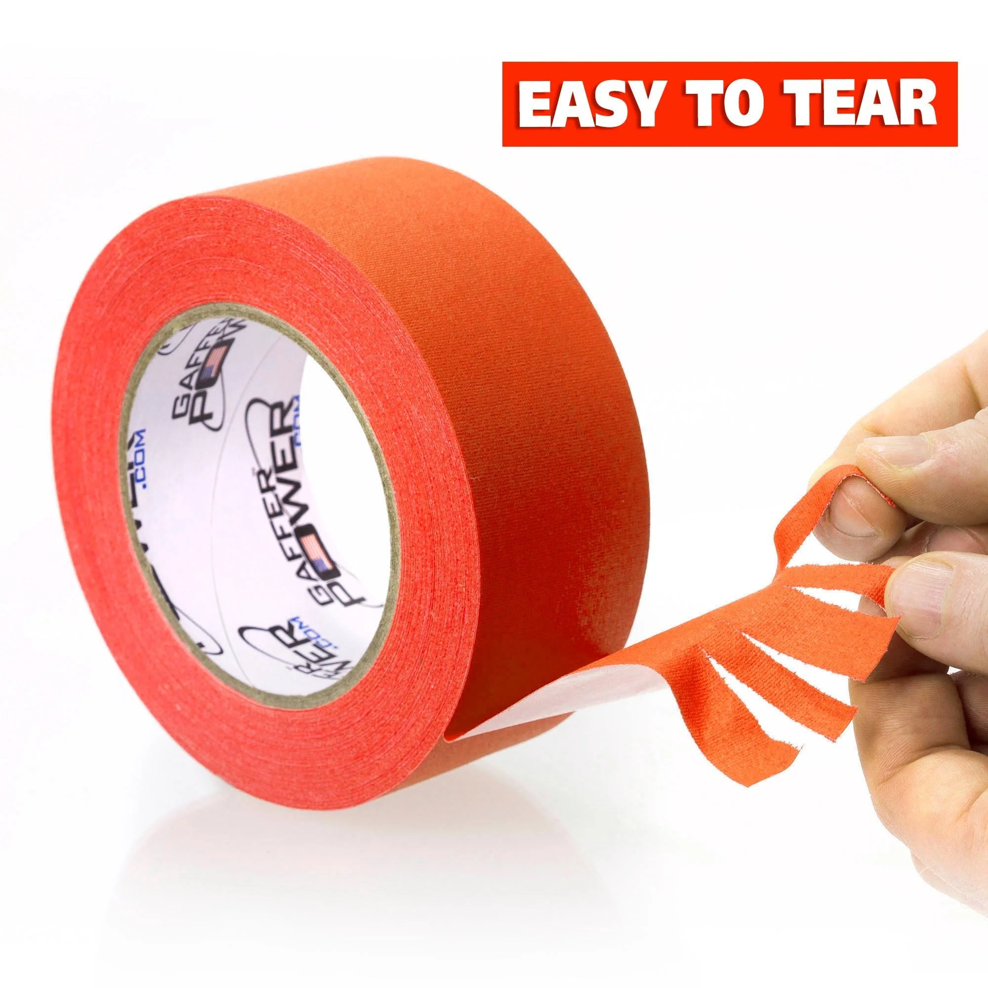 Gaffer Power Gaff Tape, 2 Inch x 30 Yards (Fluorescent Orange) - Image 9