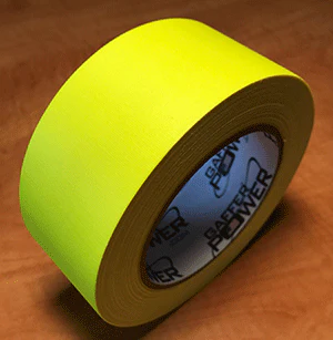 Gaffer Power Gaff Tape, 2 Inch x 30 Yards (Fluorescent Yellow) - Image 7