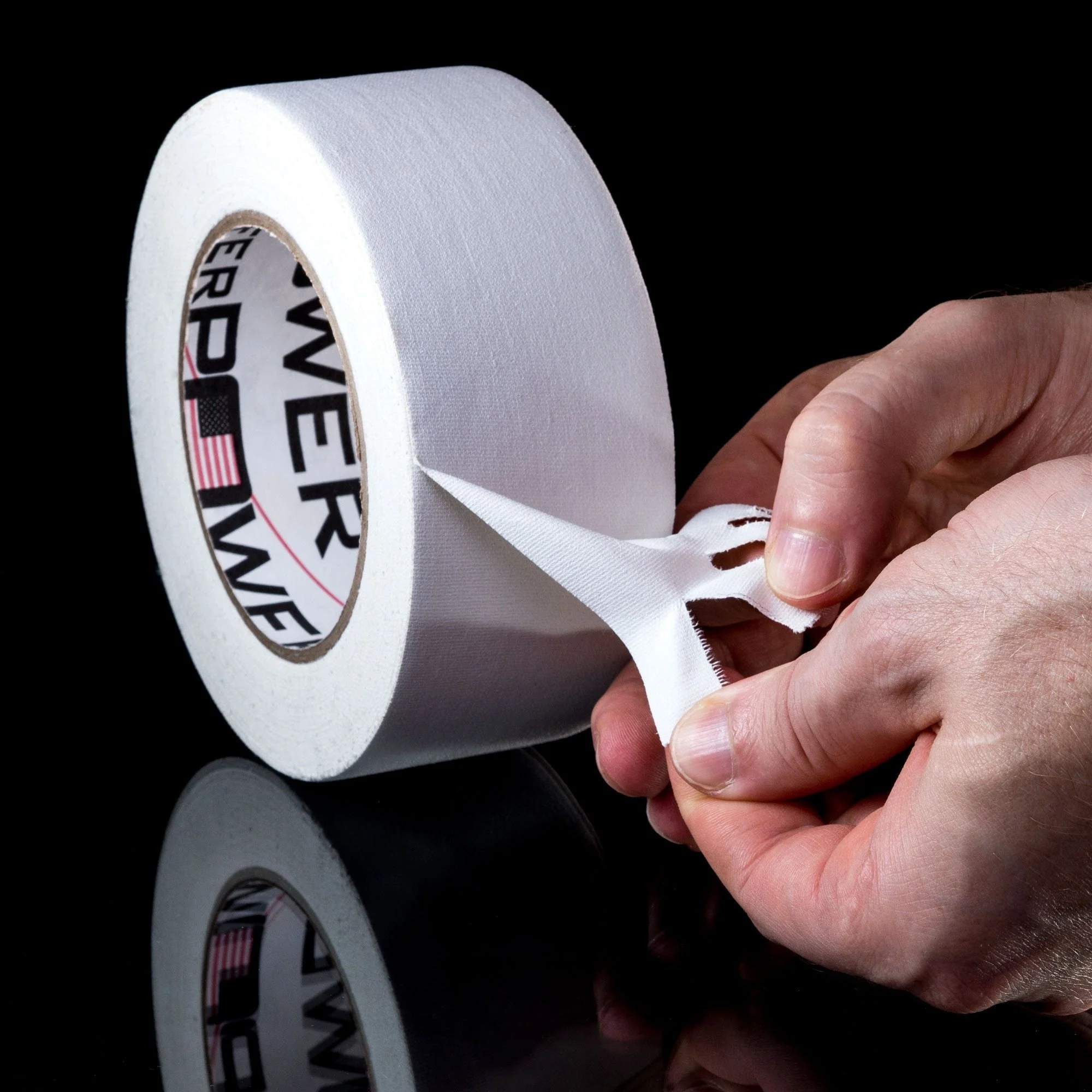 Gaffer Tape, 2 Inch x 30 Yards - White - Image 4