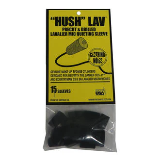 Garfield Hush Lav™ Lavalier Mic Quieting Sleeves - (Black, White) - Image 6