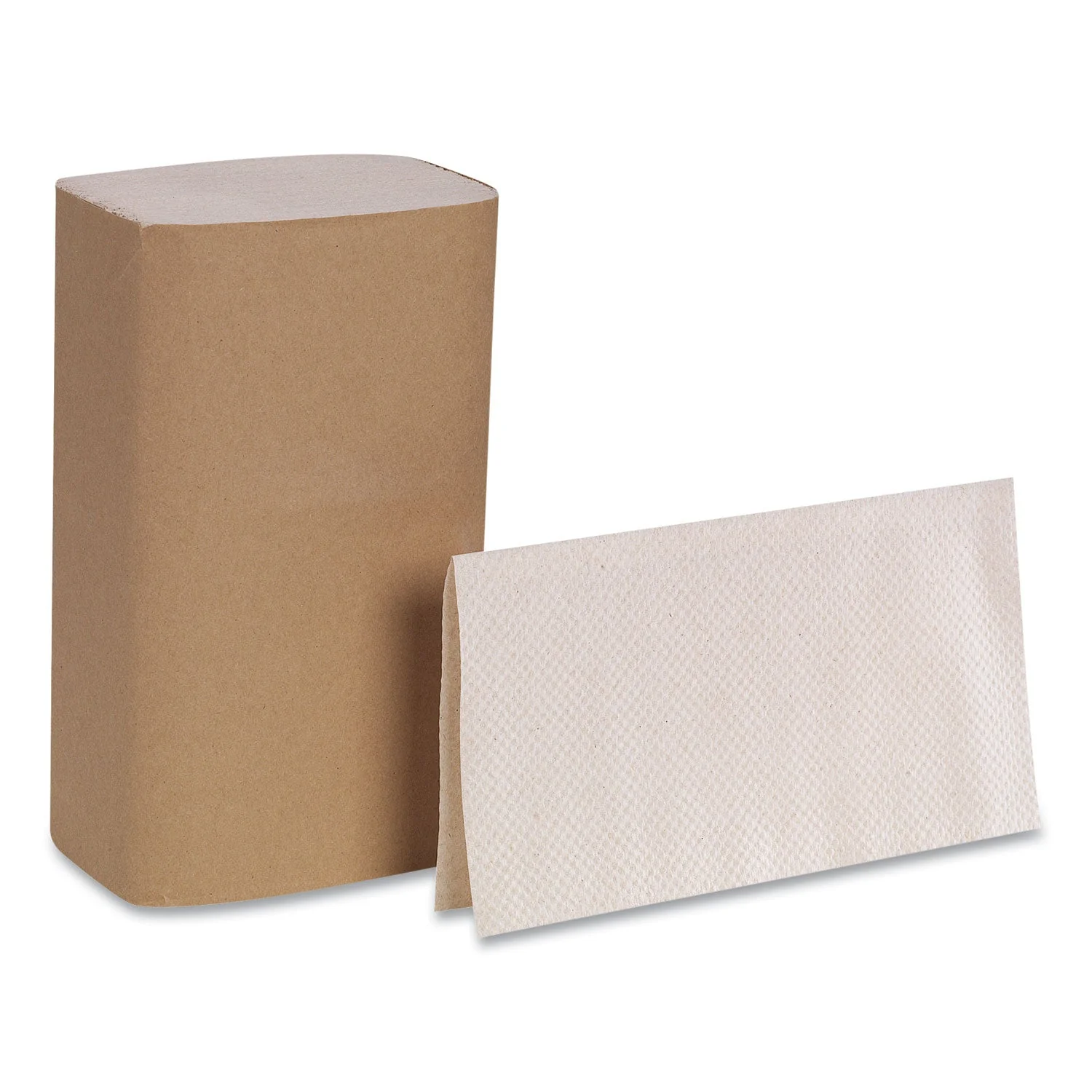 Georgia Pacific Pacific Blue Basic S-Fold Paper Towels, 10.25 x 9.25, Brown, 250/Pack, 16 Packs/Carton - Image 2
