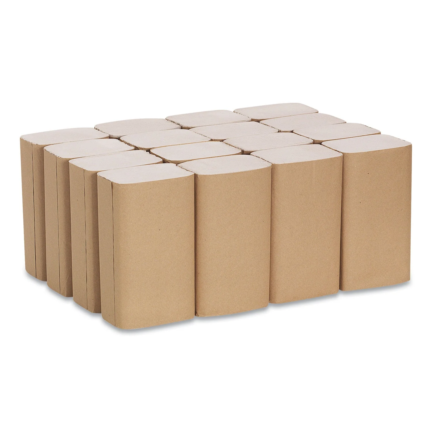 Georgia Pacific Pacific Blue Basic S-Fold Paper Towels, 10.25 x 9.25, Brown, 250/Pack, 16 Packs/Carton - Image 5