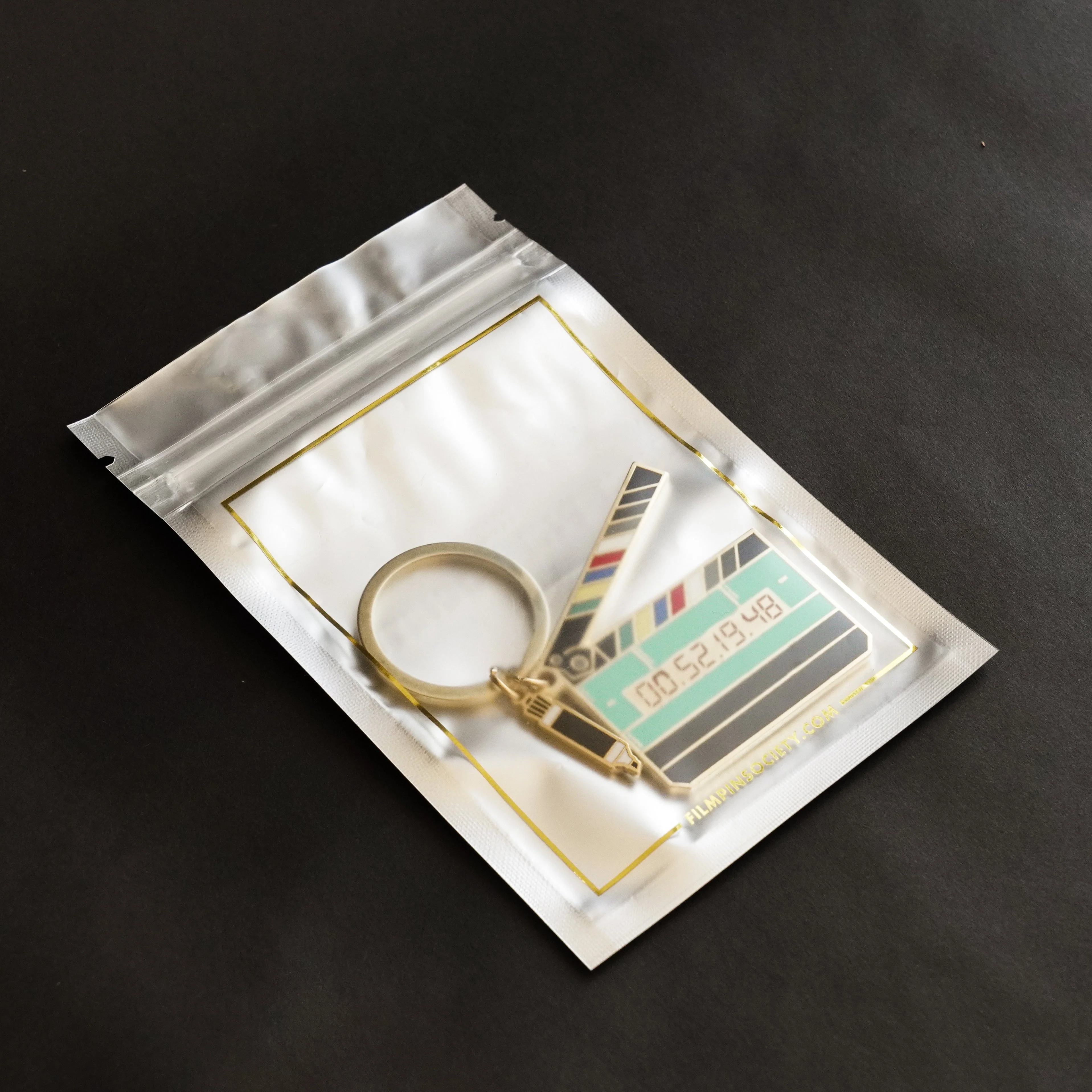 Glow in the Dark Large Timecode Slate Keychain - Image 8