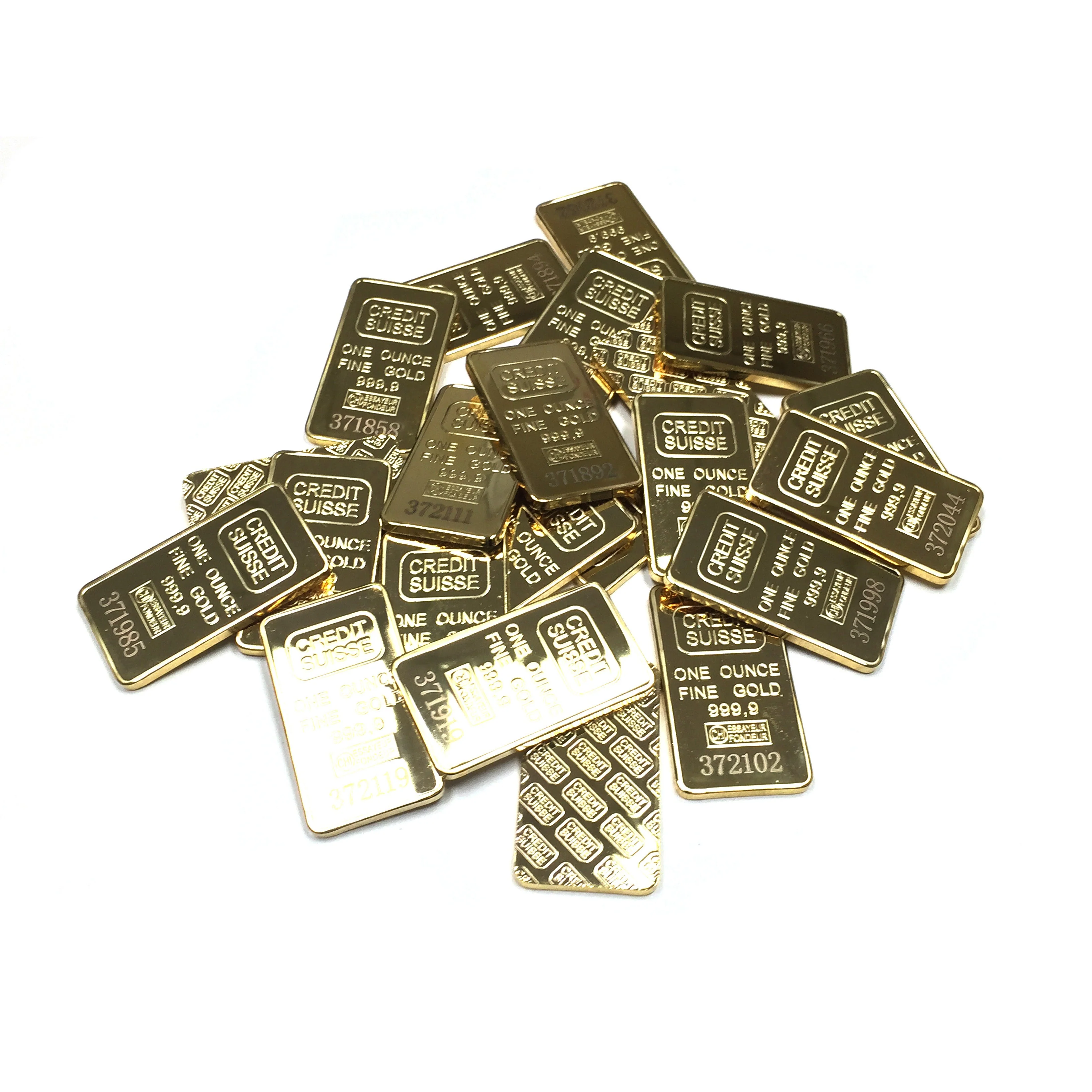 Gold Credit Suisse One Ounce Ingot Replica Prop - Image 6