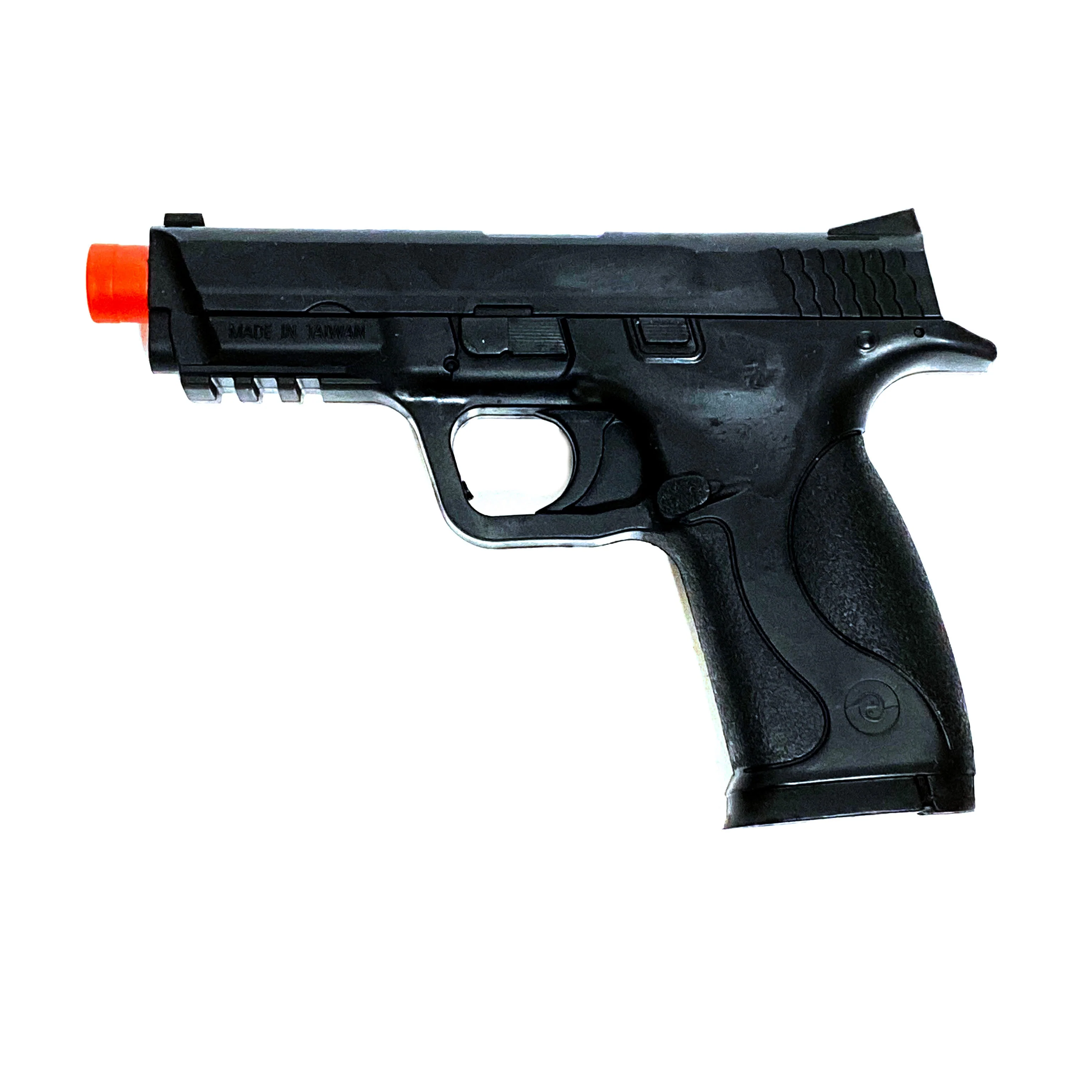Hard Poly Police S&W MP40 Training Pistol Prop (Black, Red, Yellow) - Image 4