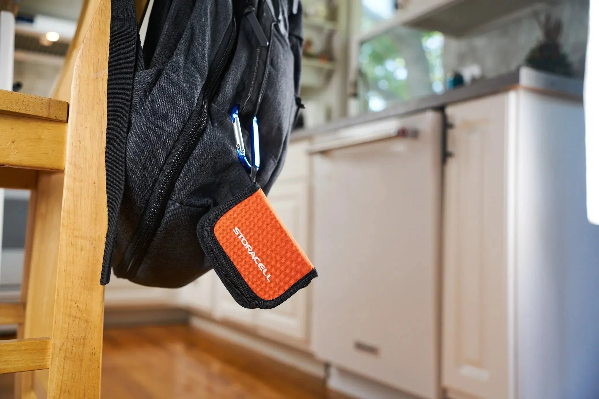 Storacell Hardened Zip Battery Caddy Case Pouch (Orange) - Image 5