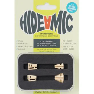 Hide A Mic - Four Lavalier Holder Set for DPA 6060 (Black, Beige, Transparent, White) - Image 6