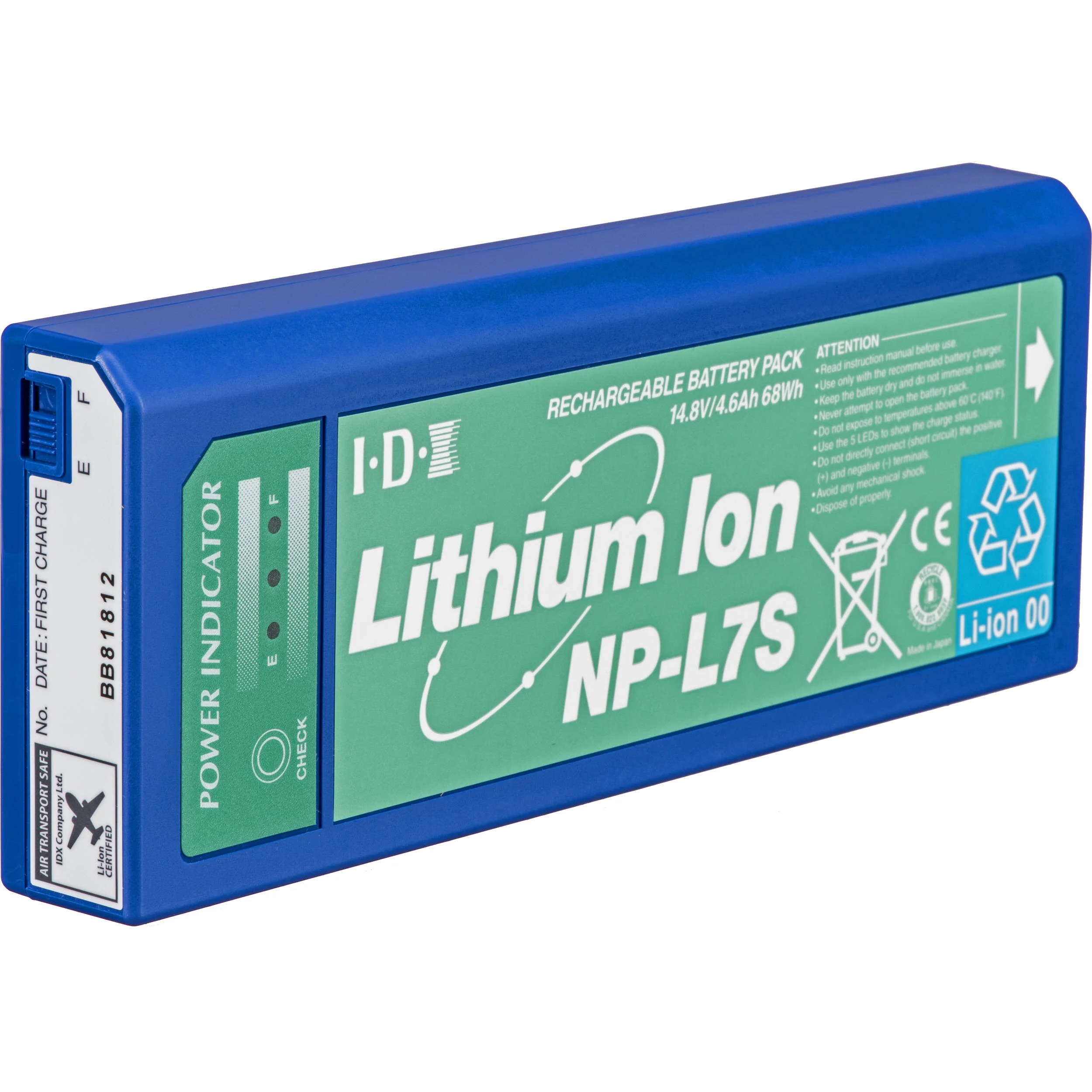 IDX System Technology NP-L7S NP-Style Lithium-Ion Battery - DISCONTINUED - Image 2