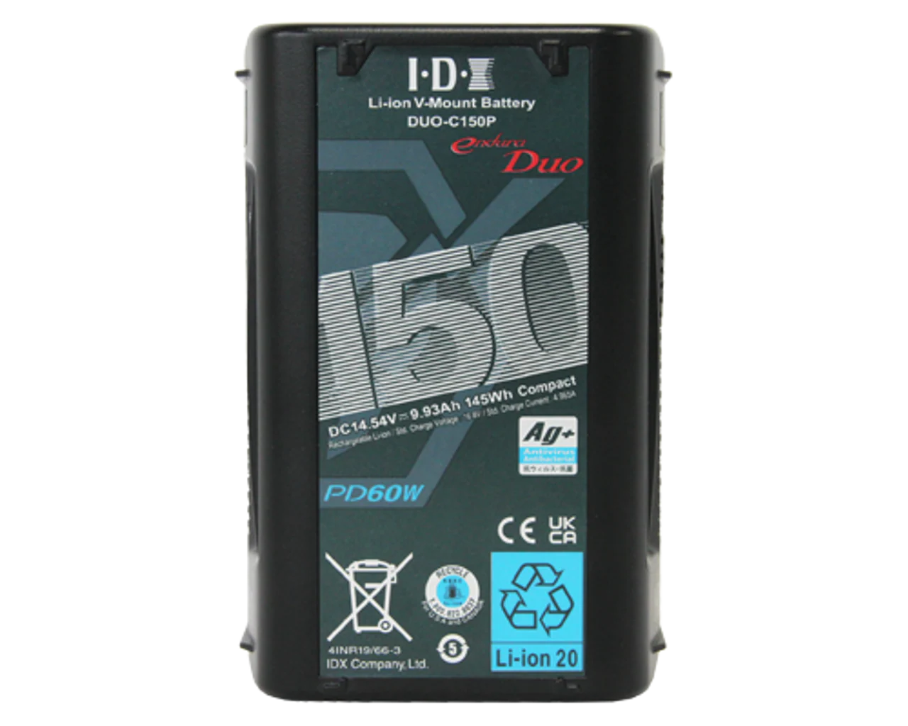 IDX System Technology DUO-C150P High-Load V-Mount Battery - Image 6